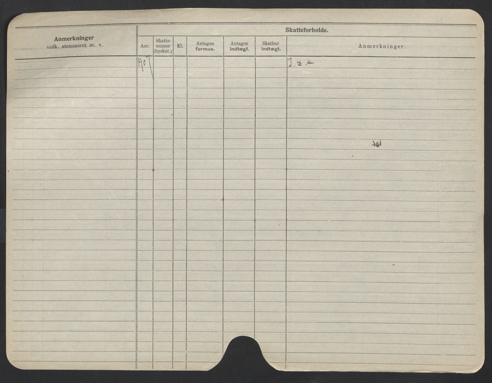 Oslo folkeregister, Registerkort, SAO/A-11715/F/Fa/Fac/L0011: Menn, 1906-1914, p. 551b