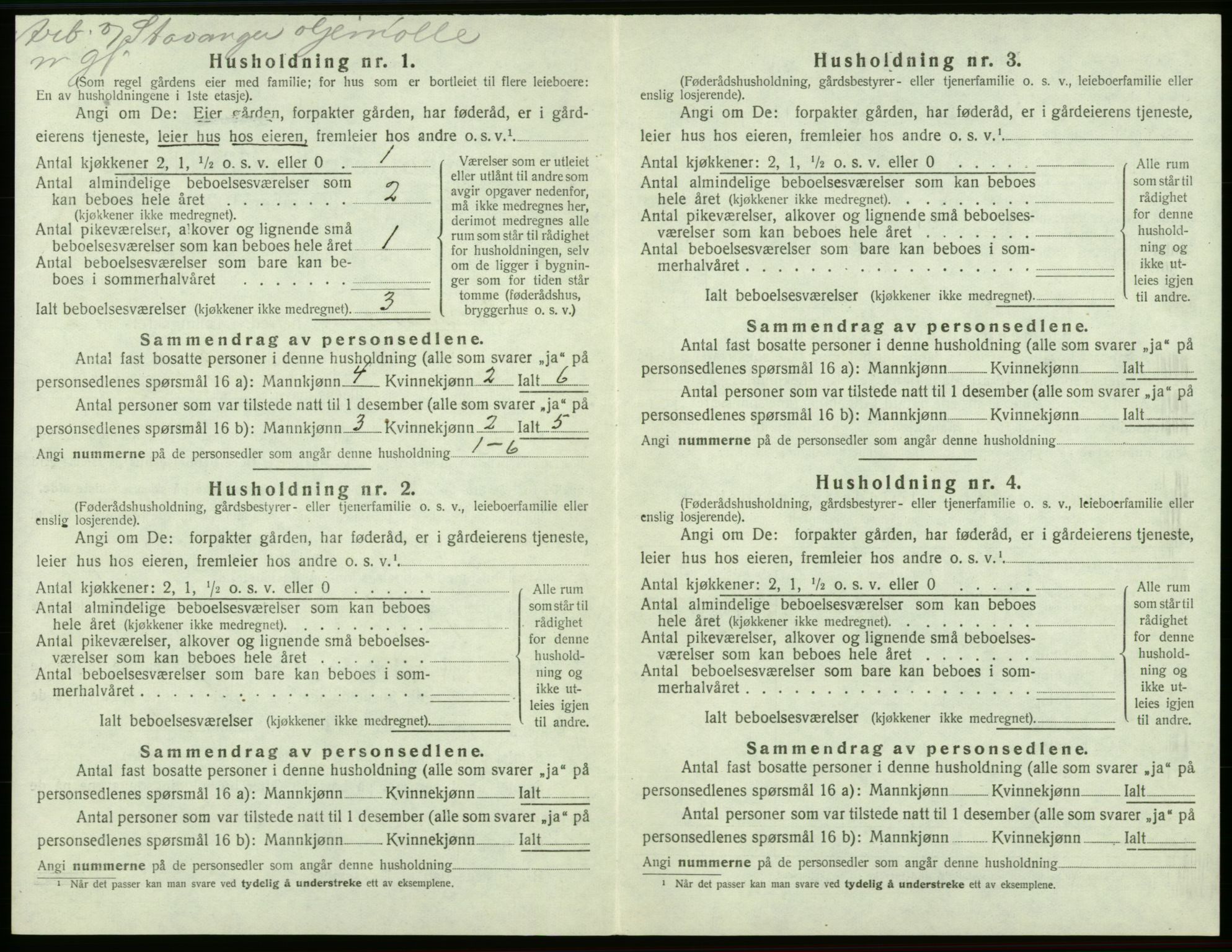 SAB, 1920 census for Valestrand, 1920, p. 146