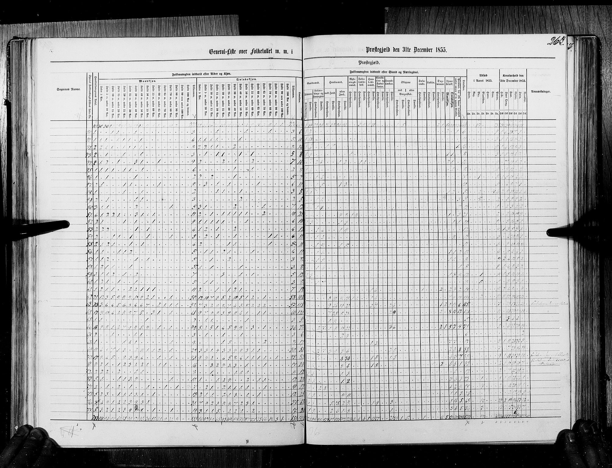 RA, Census 1855, vol. 6B: Nordland amt og Finnmarken amt, 1855, p. 263