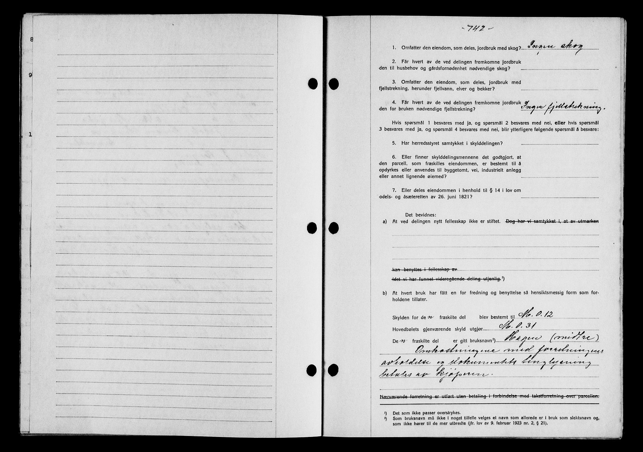 Gauldal sorenskriveri, AV/SAT-A-0014/1/2/2C/L0041: Mortgage book no. 42-43, 1930-1931, Deed date: 17.07.1931