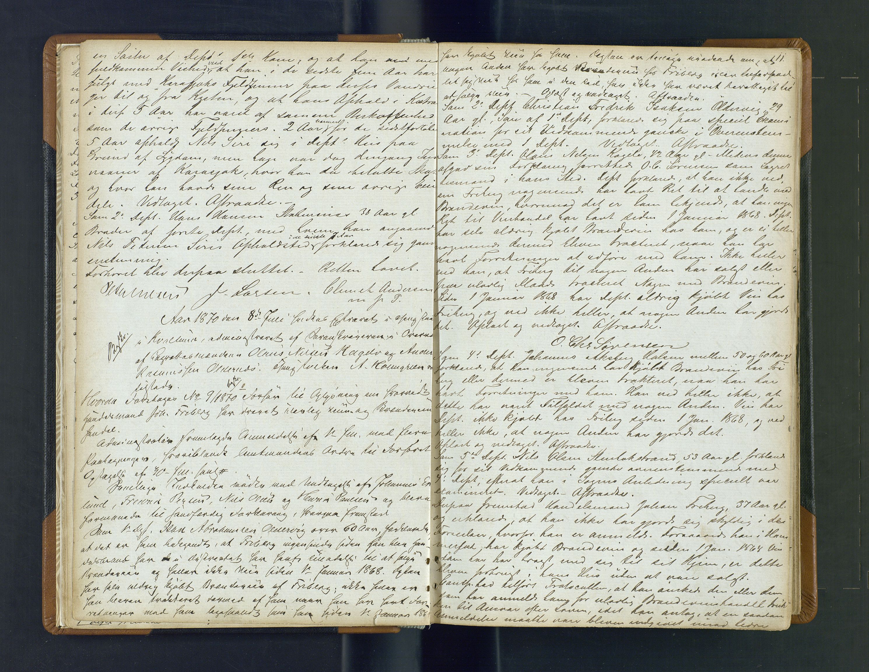 Hammerfest fogderi/sorenskriveri, AV/SATØ-S-0056/1/J/Ja/Jab/L0189: Ekstrarettsprotokoller, 1870-1881, p. 11