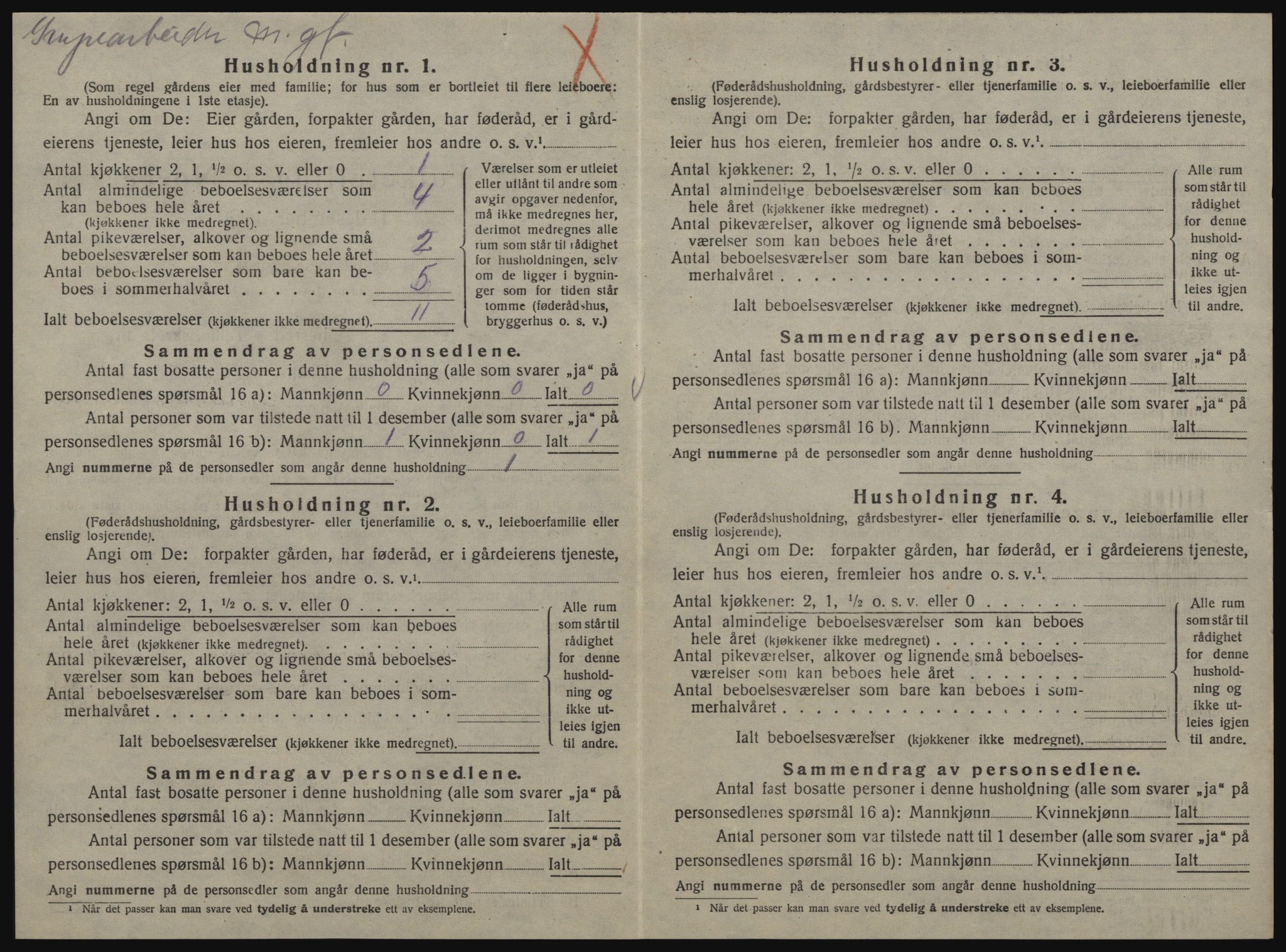 SAT, 1920 census for Ålen, 1920, p. 835