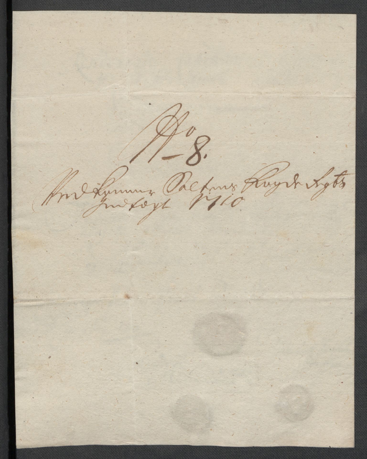 Rentekammeret inntil 1814, Reviderte regnskaper, Fogderegnskap, RA/EA-4092/R66/L4581: Fogderegnskap Salten, 1707-1710, p. 487