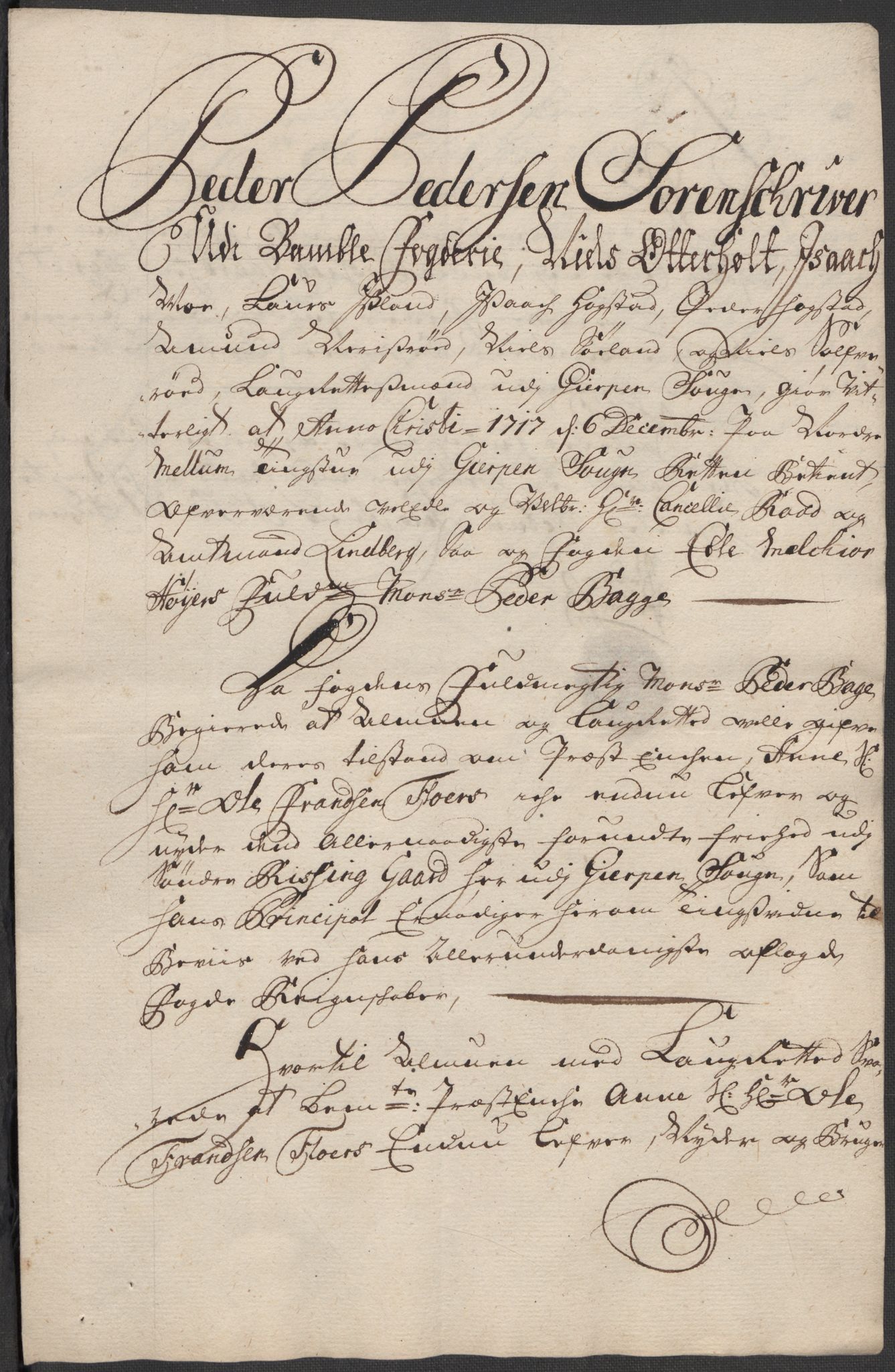 Rentekammeret inntil 1814, Reviderte regnskaper, Fogderegnskap, AV/RA-EA-4092/R36/L2129: Fogderegnskap Øvre og Nedre Telemark og Bamble, 1717, p. 363