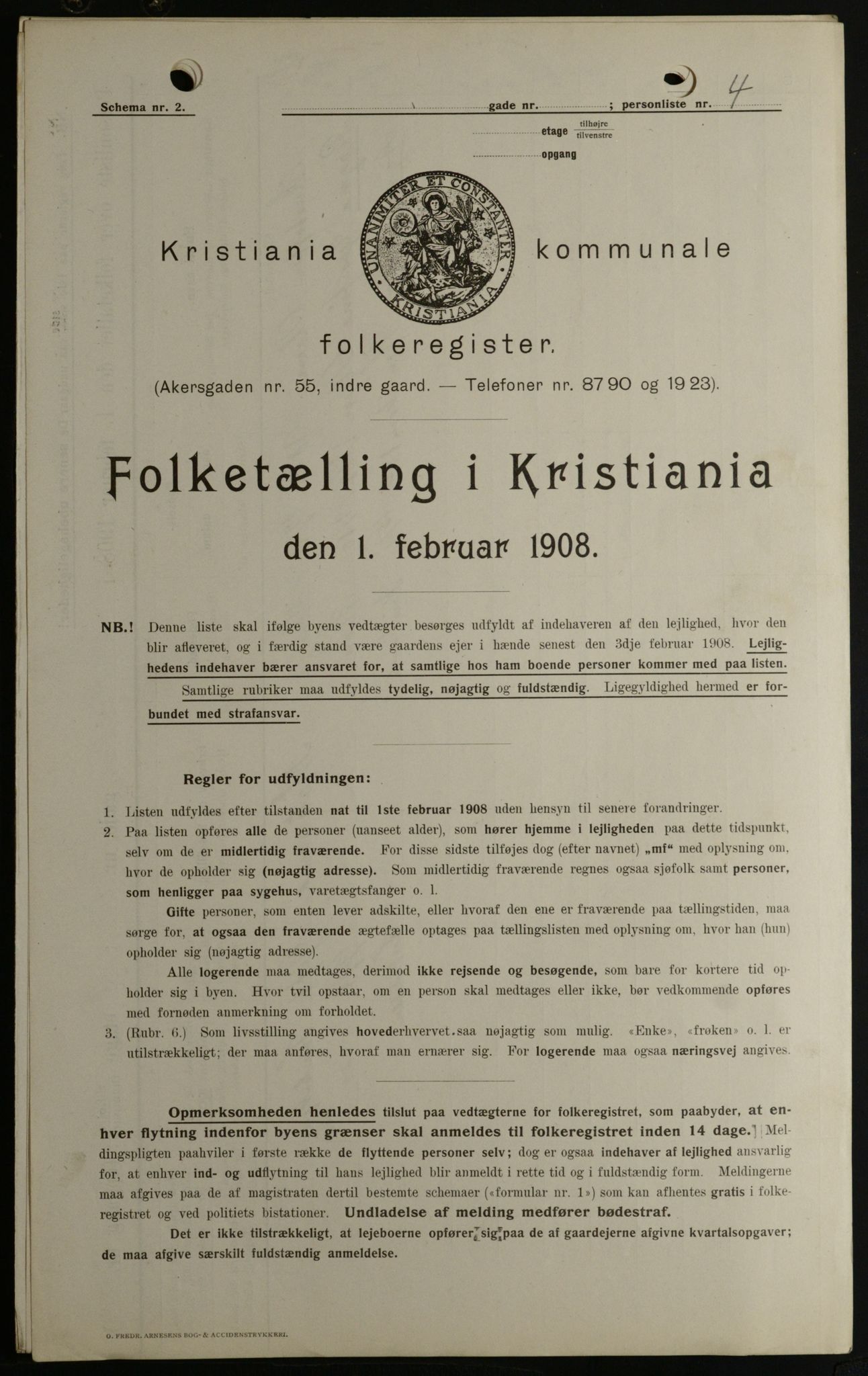 OBA, Municipal Census 1908 for Kristiania, 1908, p. 103623