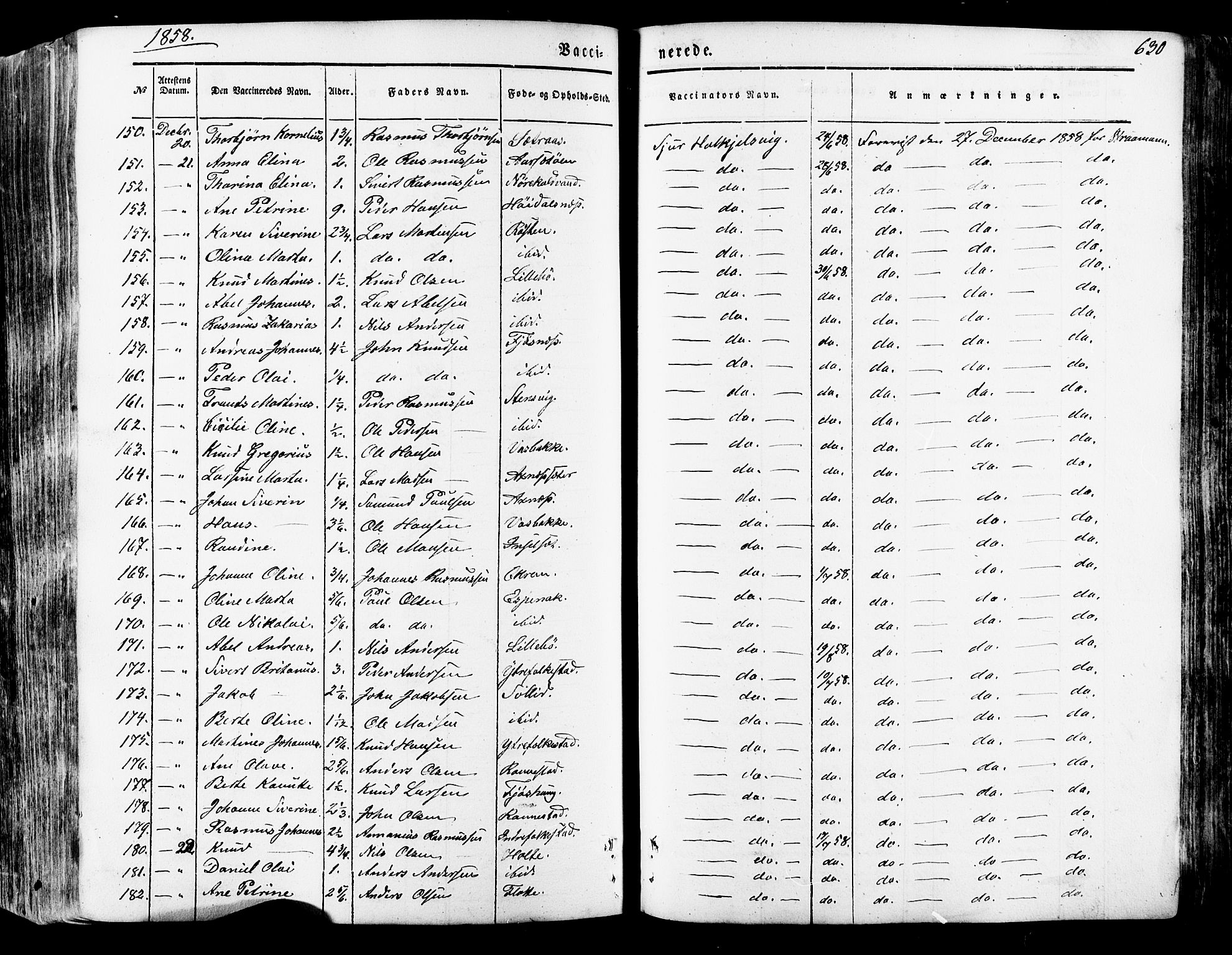Ministerialprotokoller, klokkerbøker og fødselsregistre - Møre og Romsdal, AV/SAT-A-1454/511/L0140: Parish register (official) no. 511A07, 1851-1878, p. 630