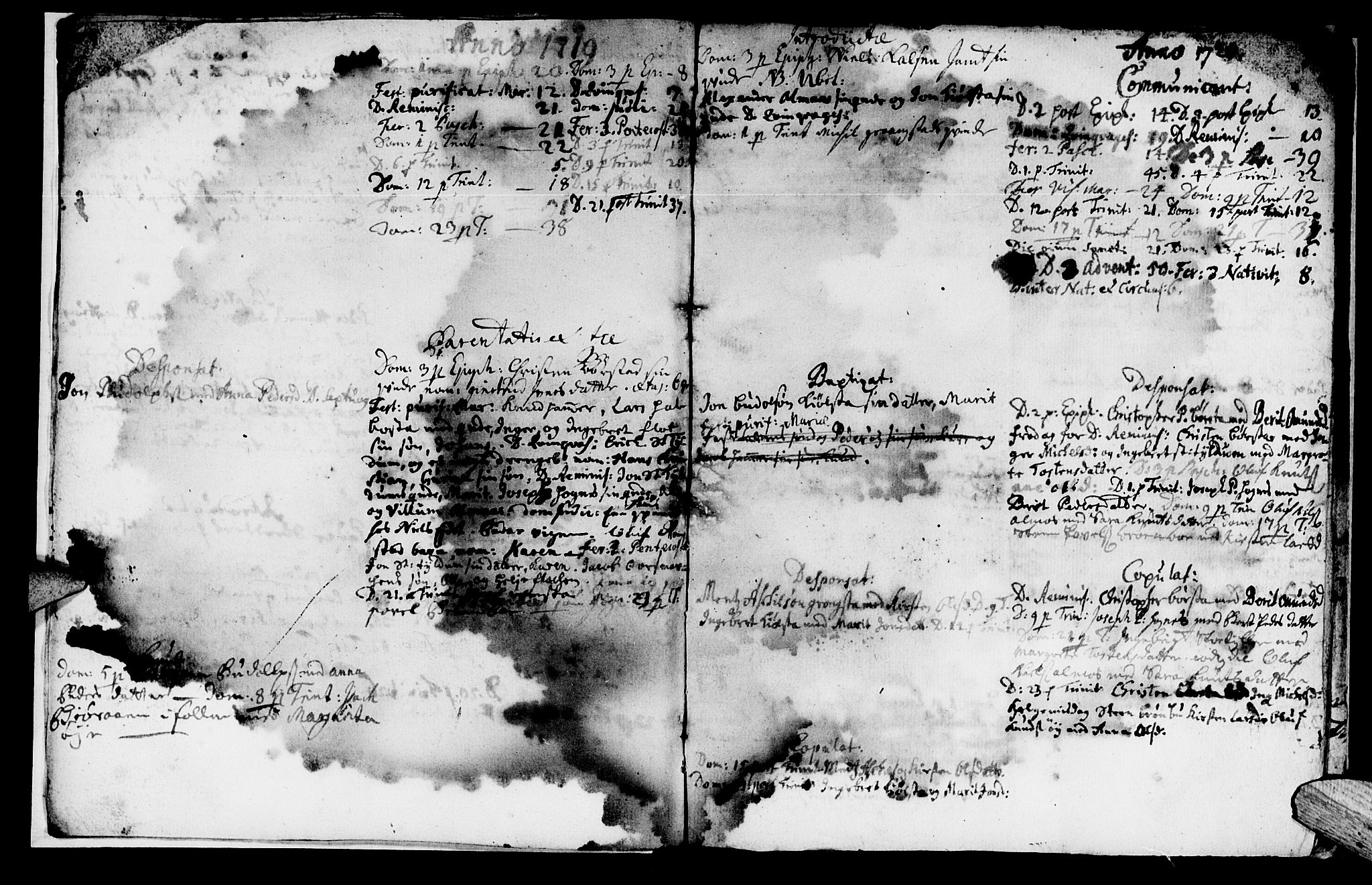 Ministerialprotokoller, klokkerbøker og fødselsregistre - Nord-Trøndelag, SAT/A-1458/765/L0560: Parish register (official) no. 765A01, 1706-1748, p. 5