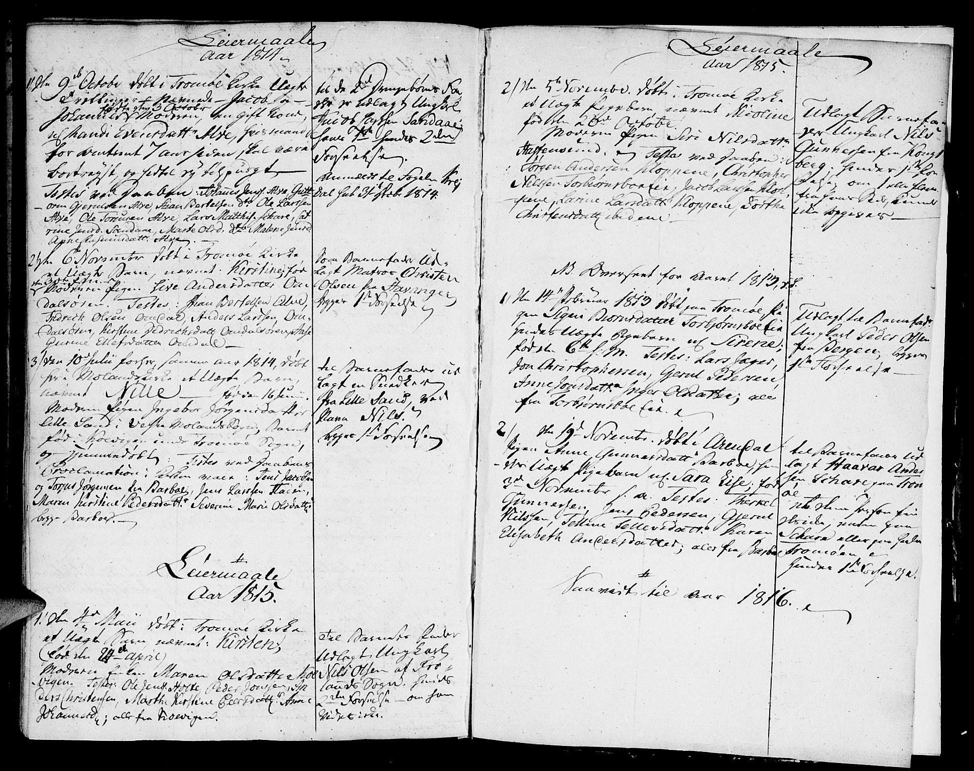 Austre Moland sokneprestkontor, SAK/1111-0001/F/Fa/Faa/L0003: Parish register (official) no. A 3, 1808-1815, p. 152