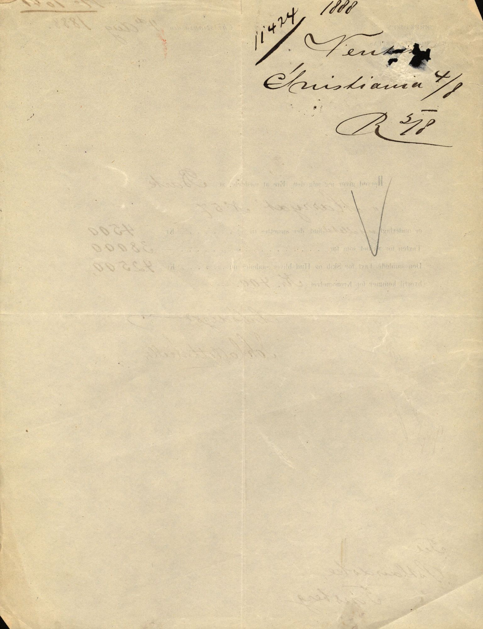 Pa 63 - Østlandske skibsassuranceforening, VEMU/A-1079/G/Ga/L0024/0003: Havaridokumenter / Marrycat, Oscar, Marie, Hurtig, Svalen, Anna, 1889, p. 11