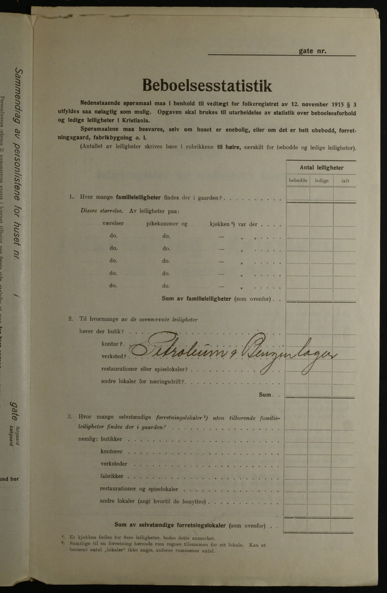 OBA, Municipal Census 1923 for Kristiania, 1923, p. 125221