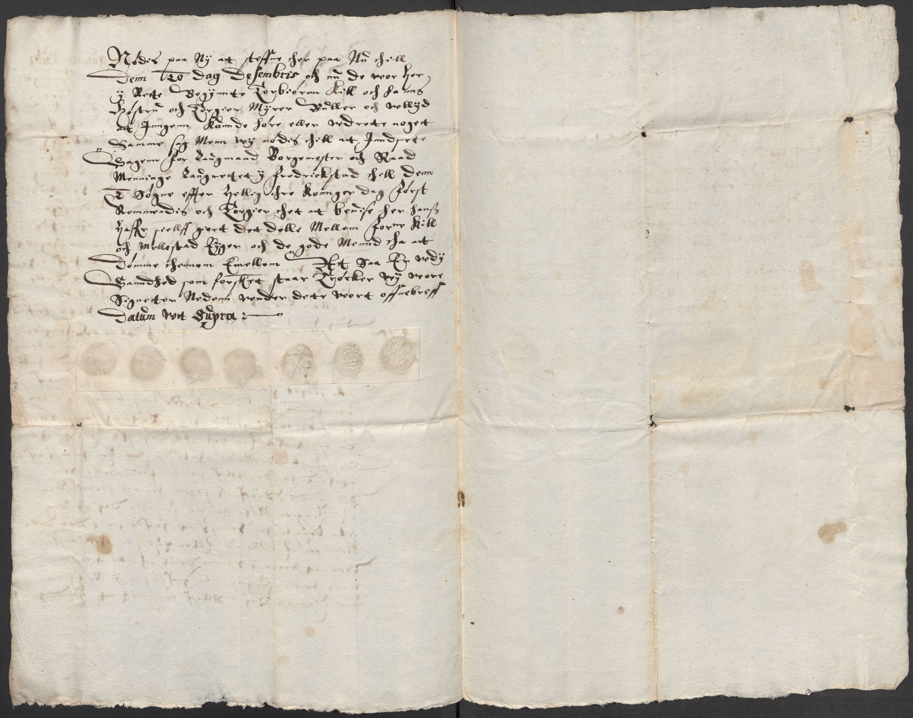 Riksarkivets diplomsamling, AV/RA-EA-5965/F15/L0003: Prestearkiv - Østfold, 1594-1700, p. 195