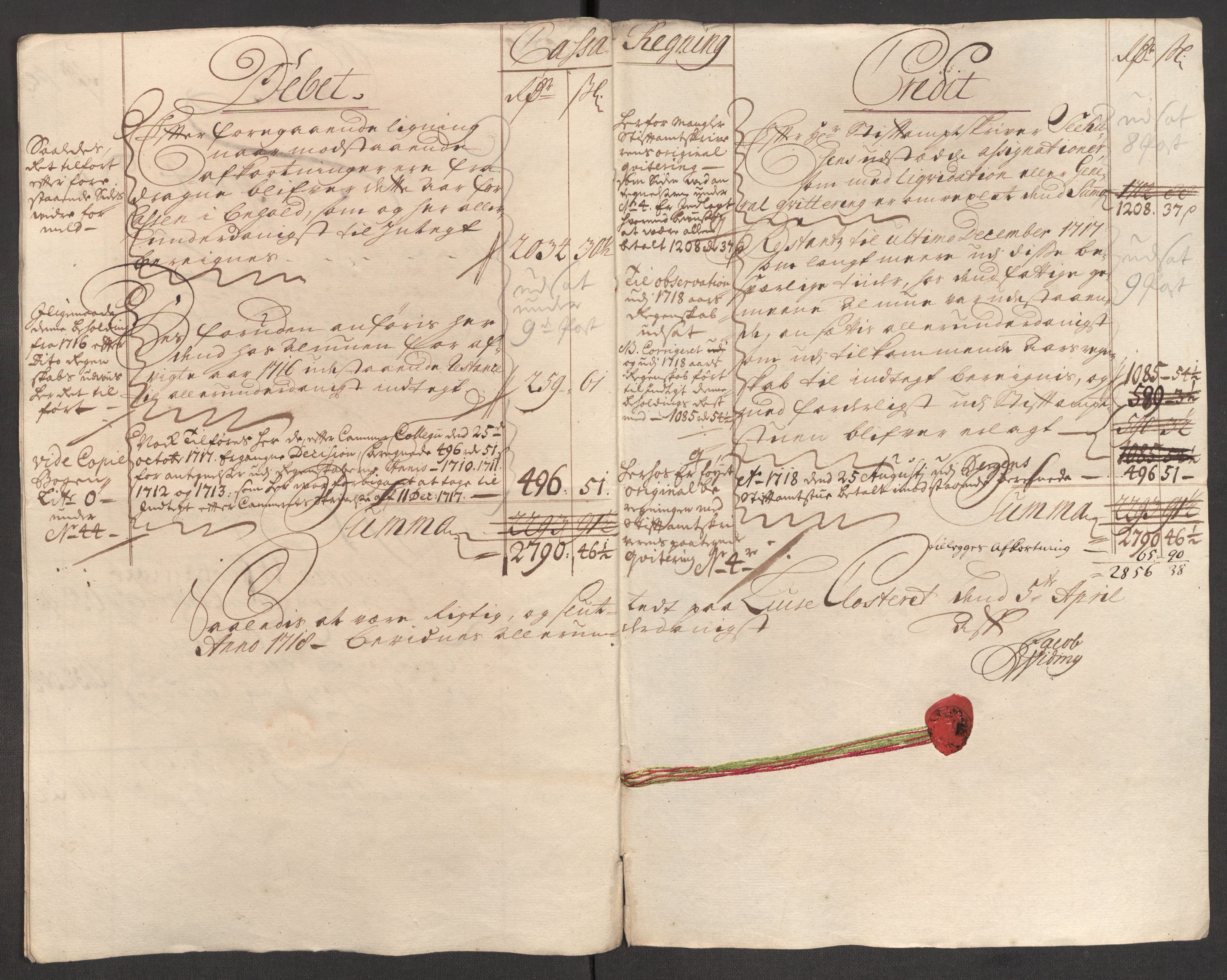 Rentekammeret inntil 1814, Reviderte regnskaper, Fogderegnskap, AV/RA-EA-4092/R50/L3160: Fogderegnskap Lyse kloster, 1710-1719, p. 390