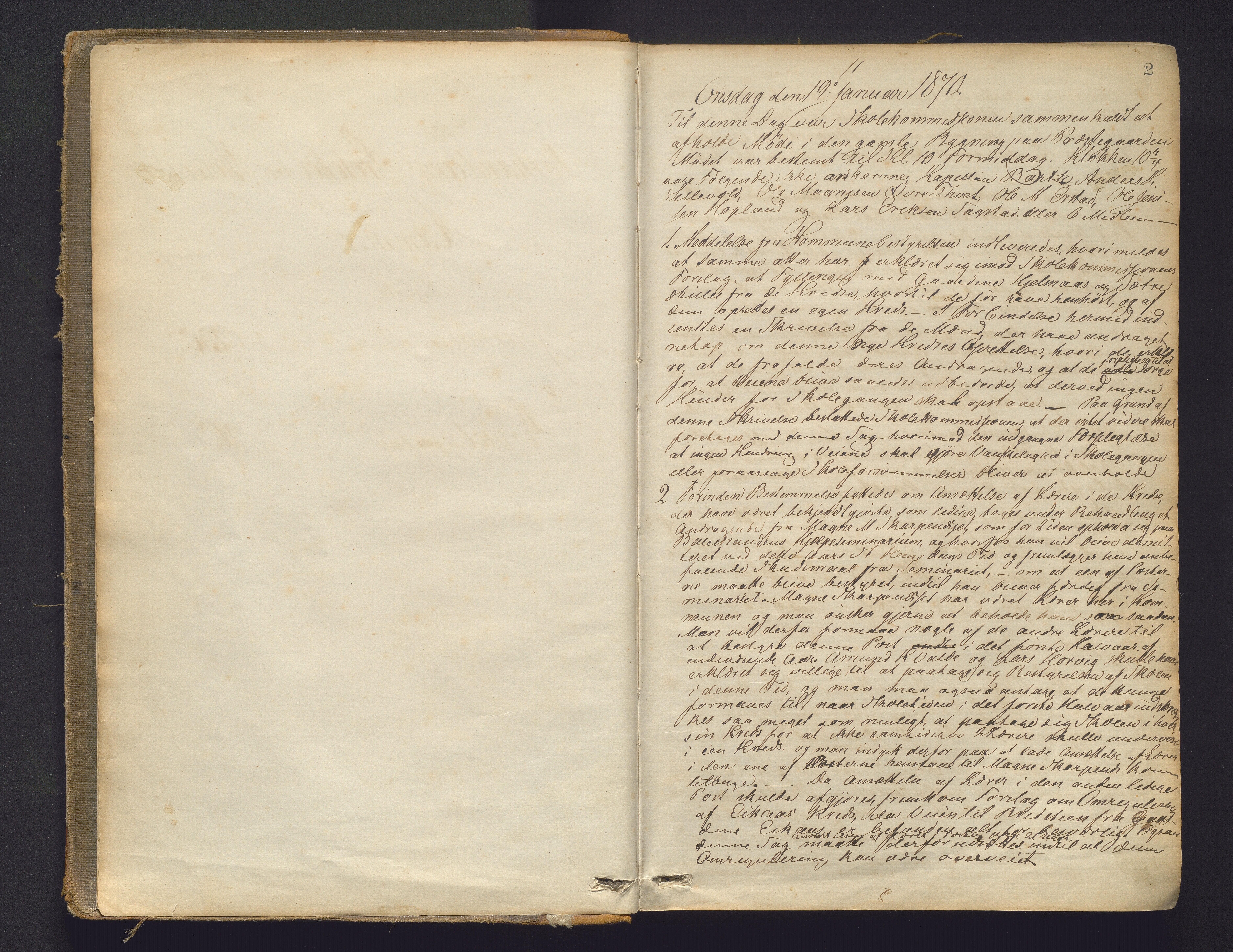 Hamre kommune. Skulestyret, IKAH/1254-211/A/Aa/L0001: Møtebok for Hamre skulestyre (og nytta som kopibok og postjournal, sjå innhold), 1869-1923