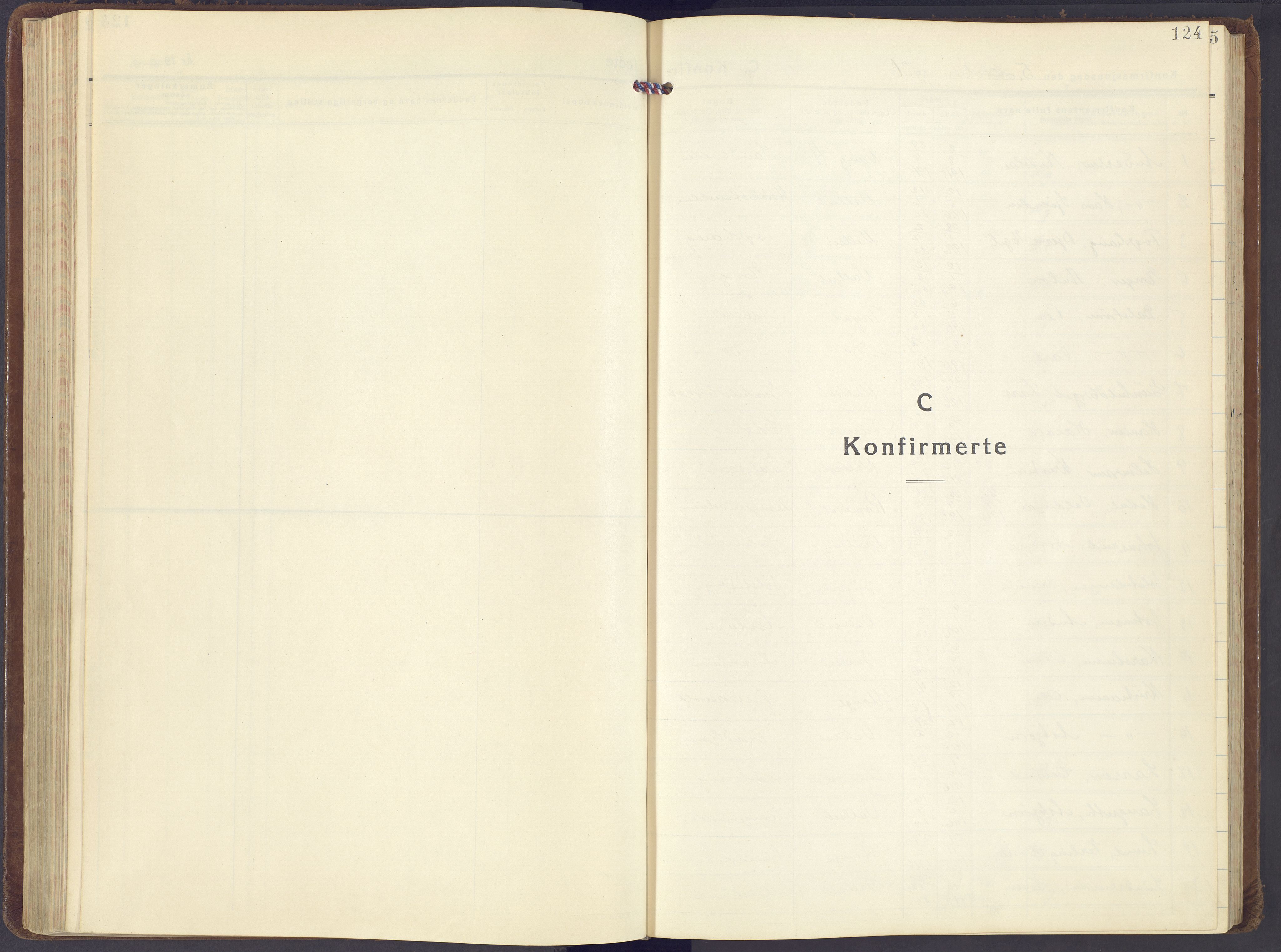 Romedal prestekontor, SAH/PREST-004/K/L0013: Parish register (official) no. 13, 1930-1949, p. 124