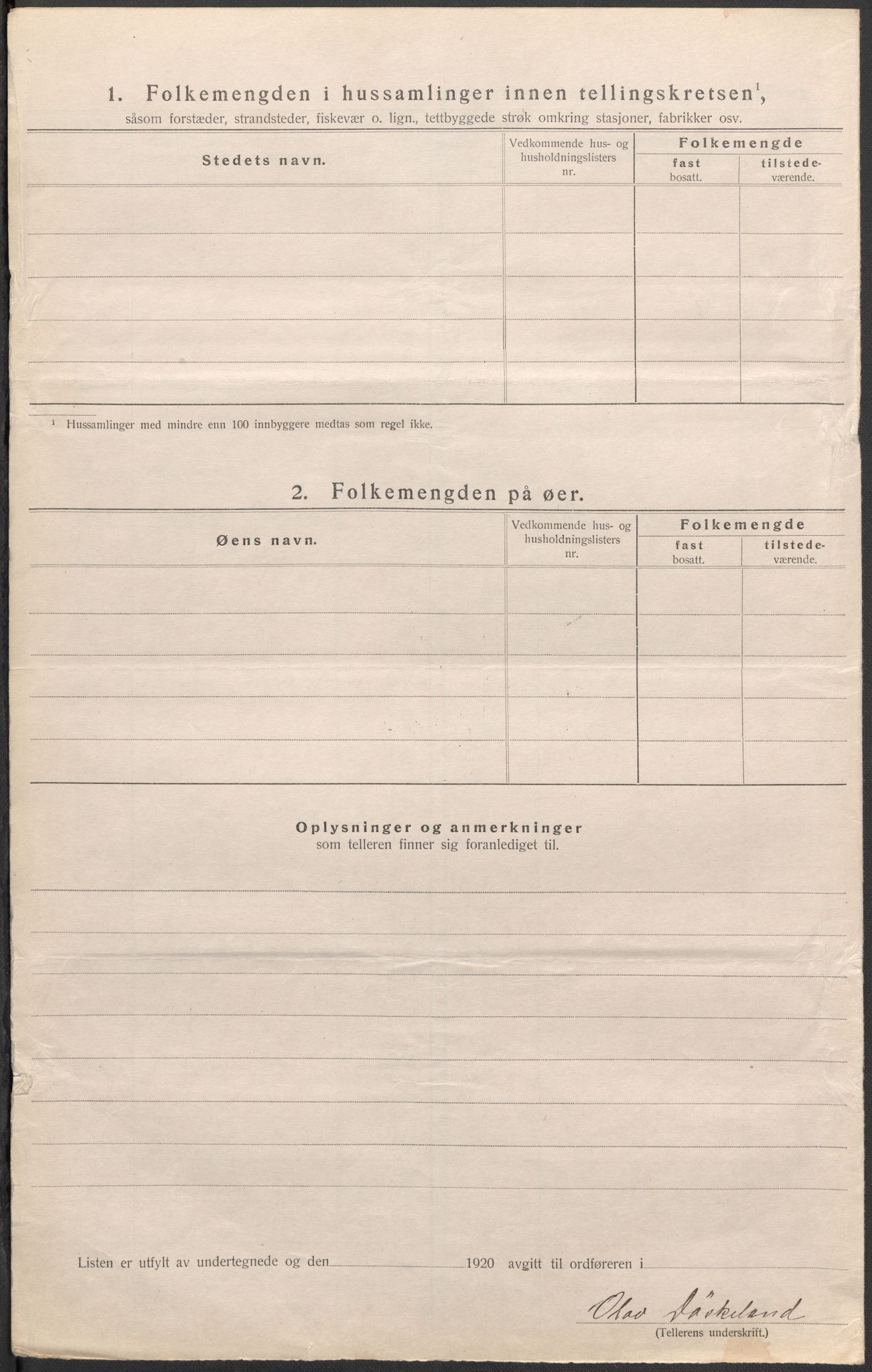 SAB, 1920 census for Gaular, 1920, p. 30