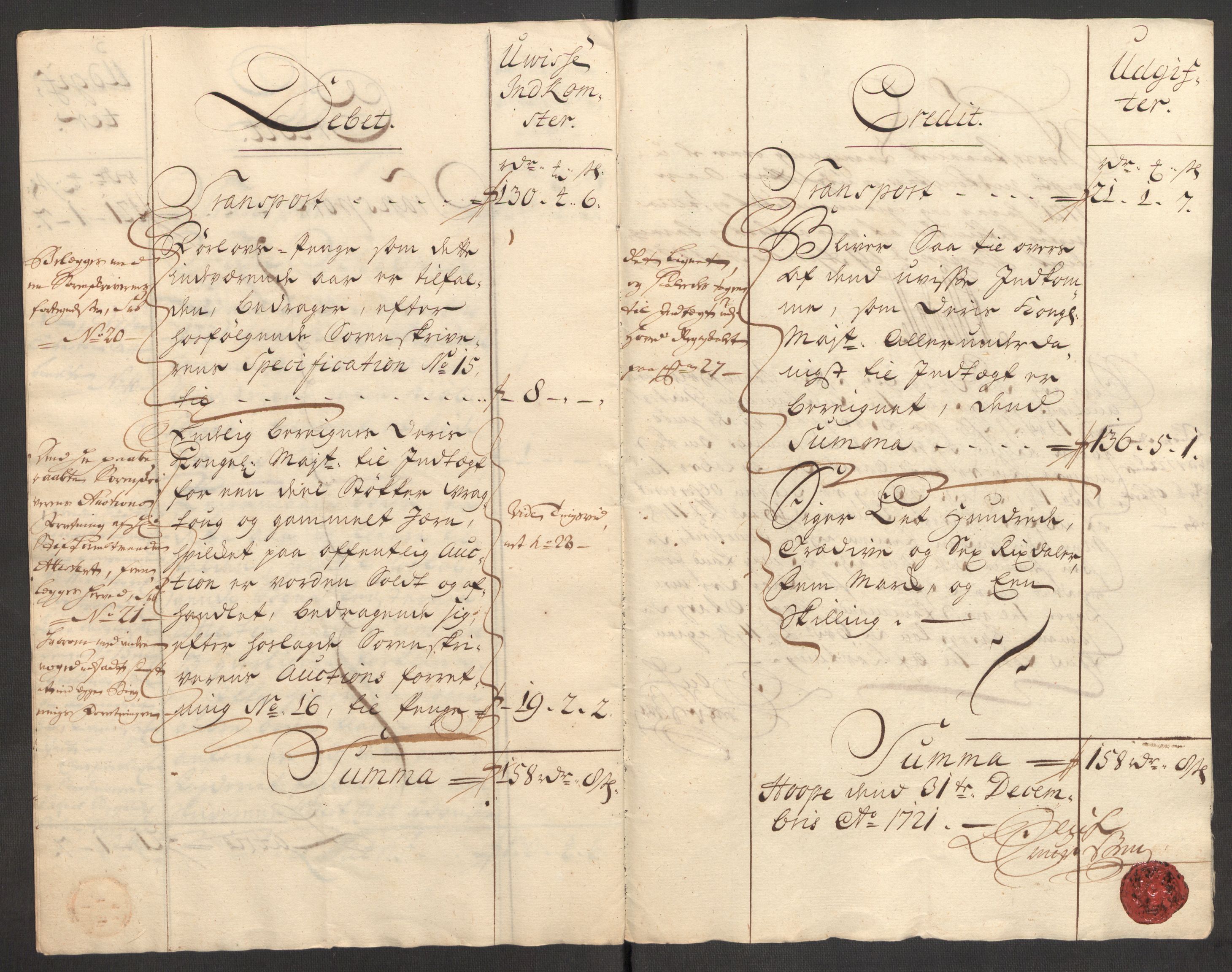 Rentekammeret inntil 1814, Reviderte regnskaper, Fogderegnskap, AV/RA-EA-4092/R48/L3000: Fogderegnskap Sunnhordland og Hardanger, 1721, p. 116