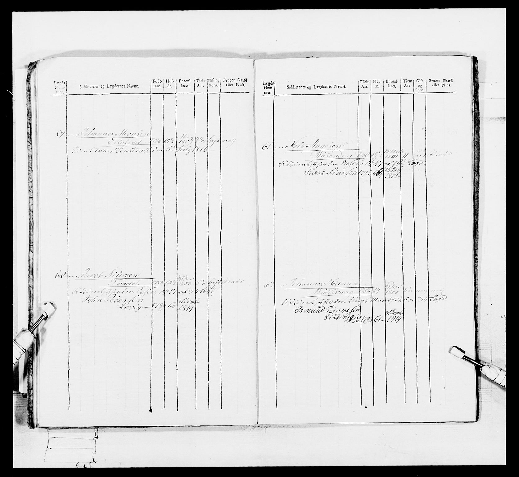 Generalitets- og kommissariatskollegiet, Det kongelige norske kommissariatskollegium, AV/RA-EA-5420/E/Eh/L0113: Vesterlenske nasjonale infanteriregiment, 1812, p. 557