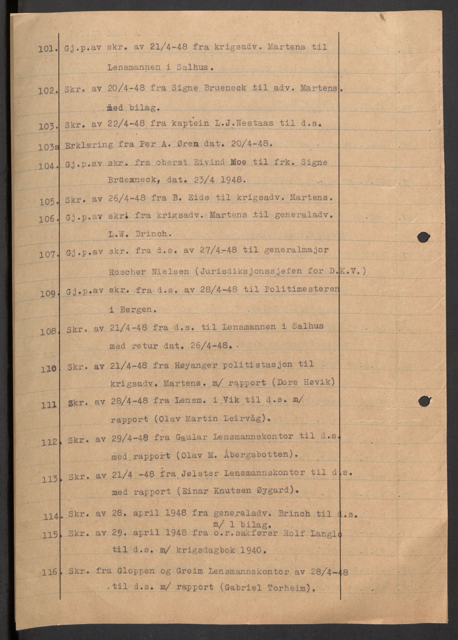 Forsvaret, Forsvarets krigshistoriske avdeling, AV/RA-RAFA-2017/Y/Yb/L0101: II-C-11-402  -  4. Divisjon., 1946-1948, p. 7