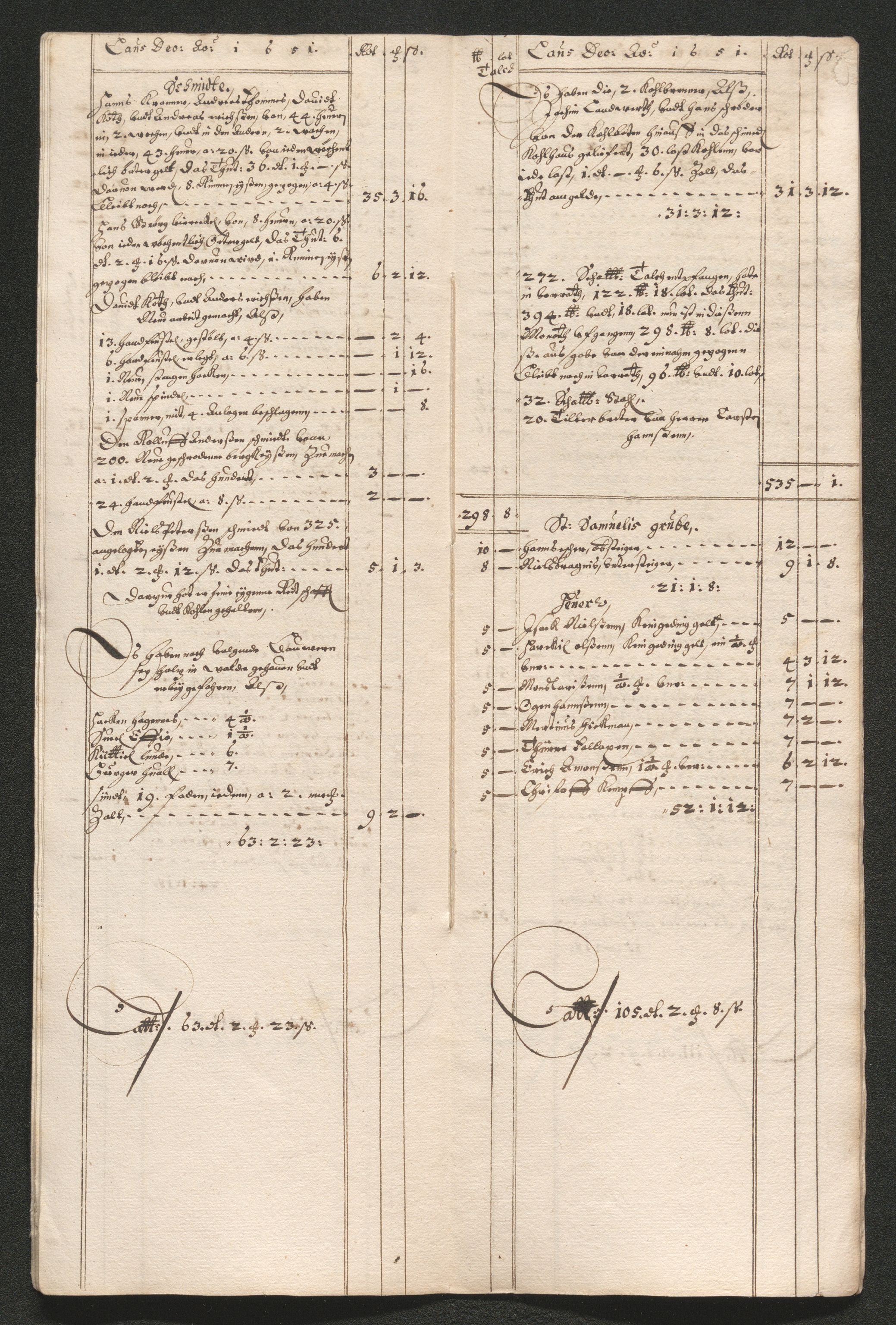 Kongsberg Sølvverk 1623-1816, SAKO/EA-3135/001/D/Dc/Dcd/L0034: Utgiftsregnskap for gruver m.m. , 1651-1659, p. 42