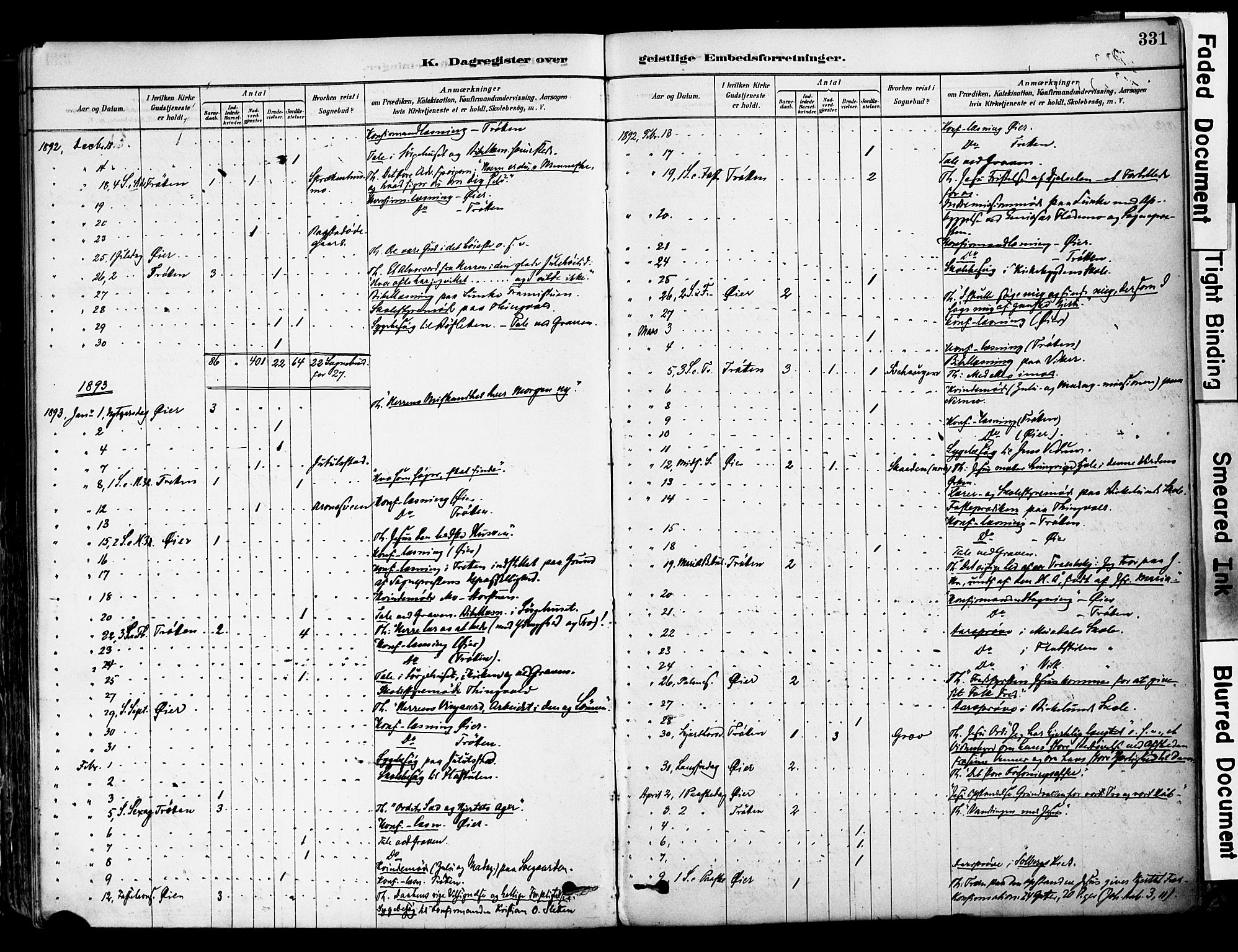 Øyer prestekontor, AV/SAH-PREST-084/H/Ha/Haa/L0008: Parish register (official) no. 8, 1878-1897, p. 331