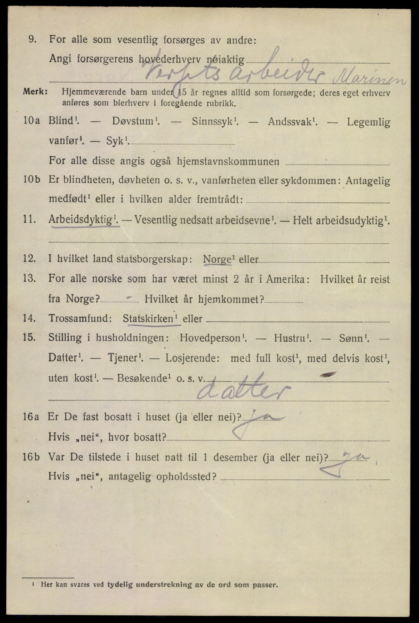 SAKO, 1920 census for Horten, 1920, p. 13420