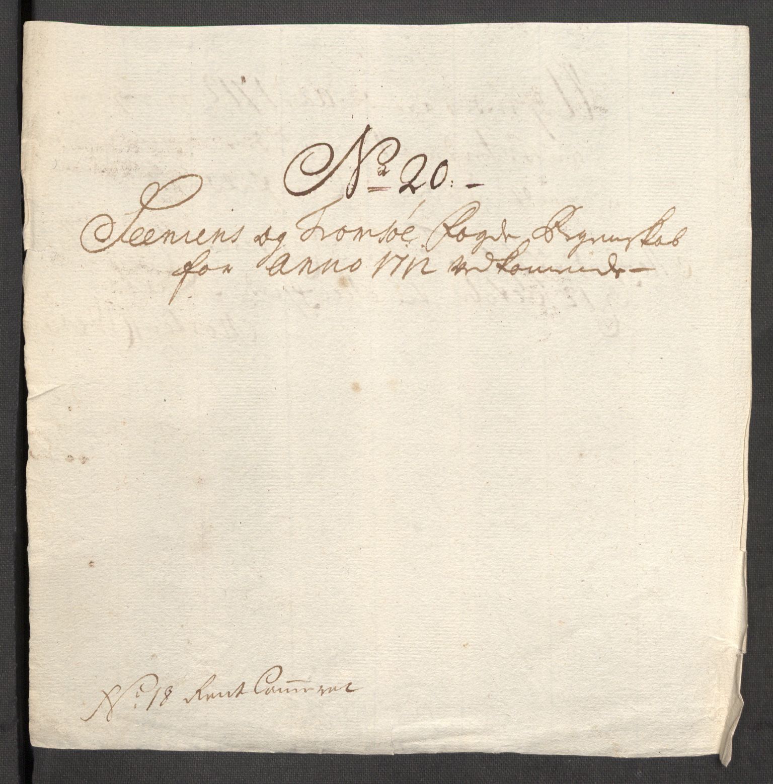 Rentekammeret inntil 1814, Reviderte regnskaper, Fogderegnskap, AV/RA-EA-4092/R68/L4758: Fogderegnskap Senja og Troms, 1711-1712, p. 401