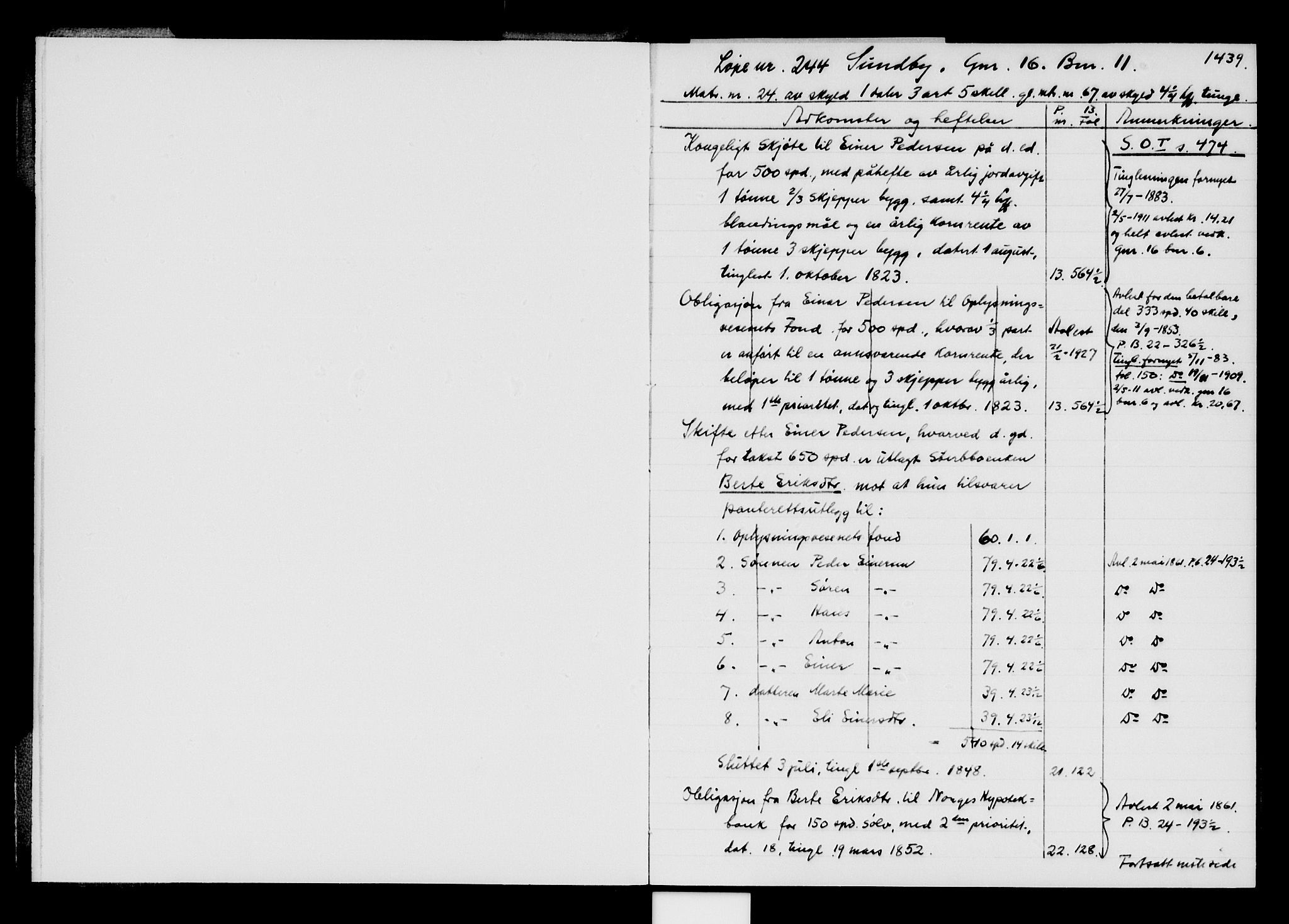 Vinger og Odal sorenskriveri, SAH/TING-022/H/Ha/Hab/Haba/L0003: Mortgage register no. 2.1C, 1855-1929, p. 1439