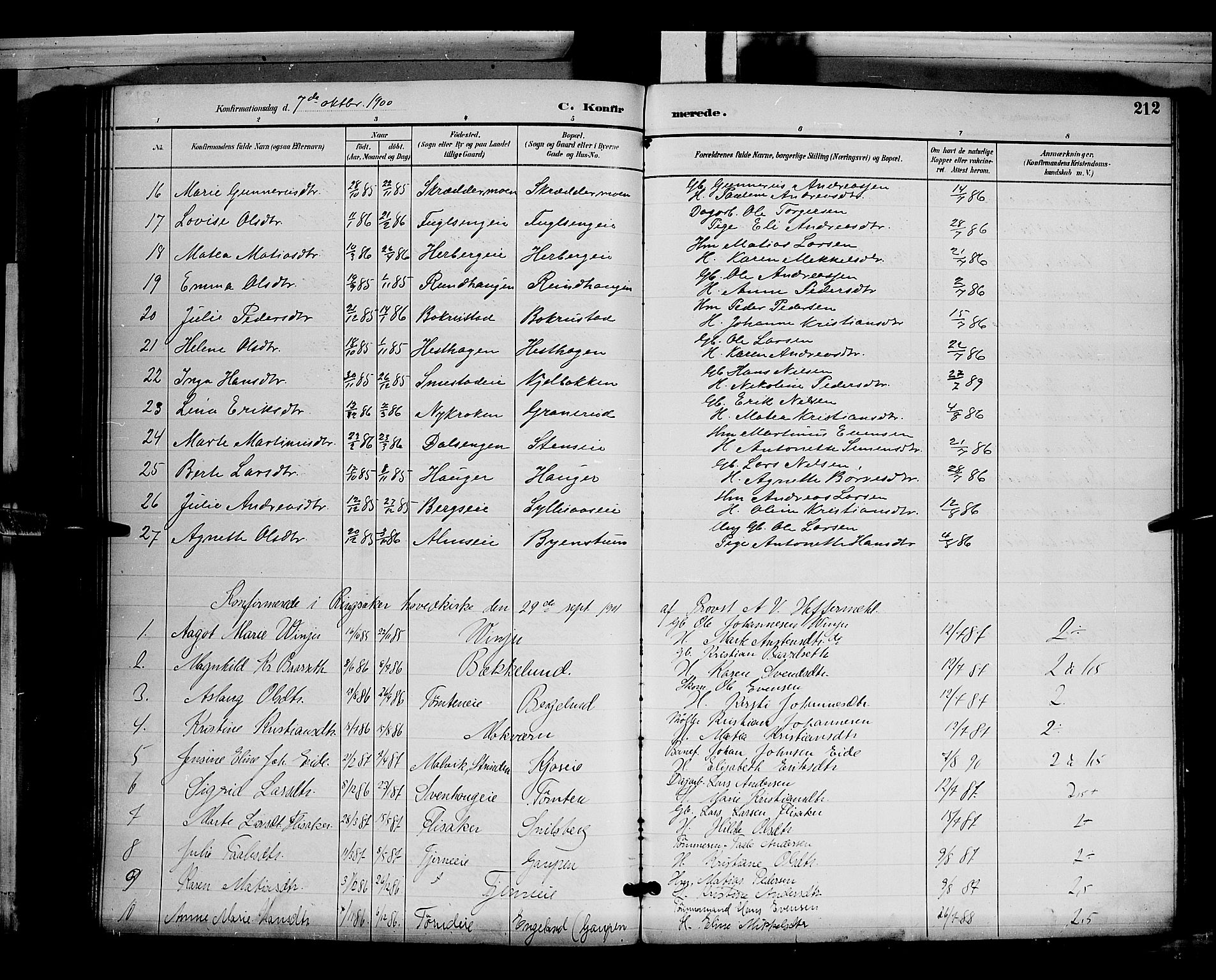 Ringsaker prestekontor, AV/SAH-PREST-014/L/La/L0012: Parish register (copy) no. 12, 1891-1902, p. 212