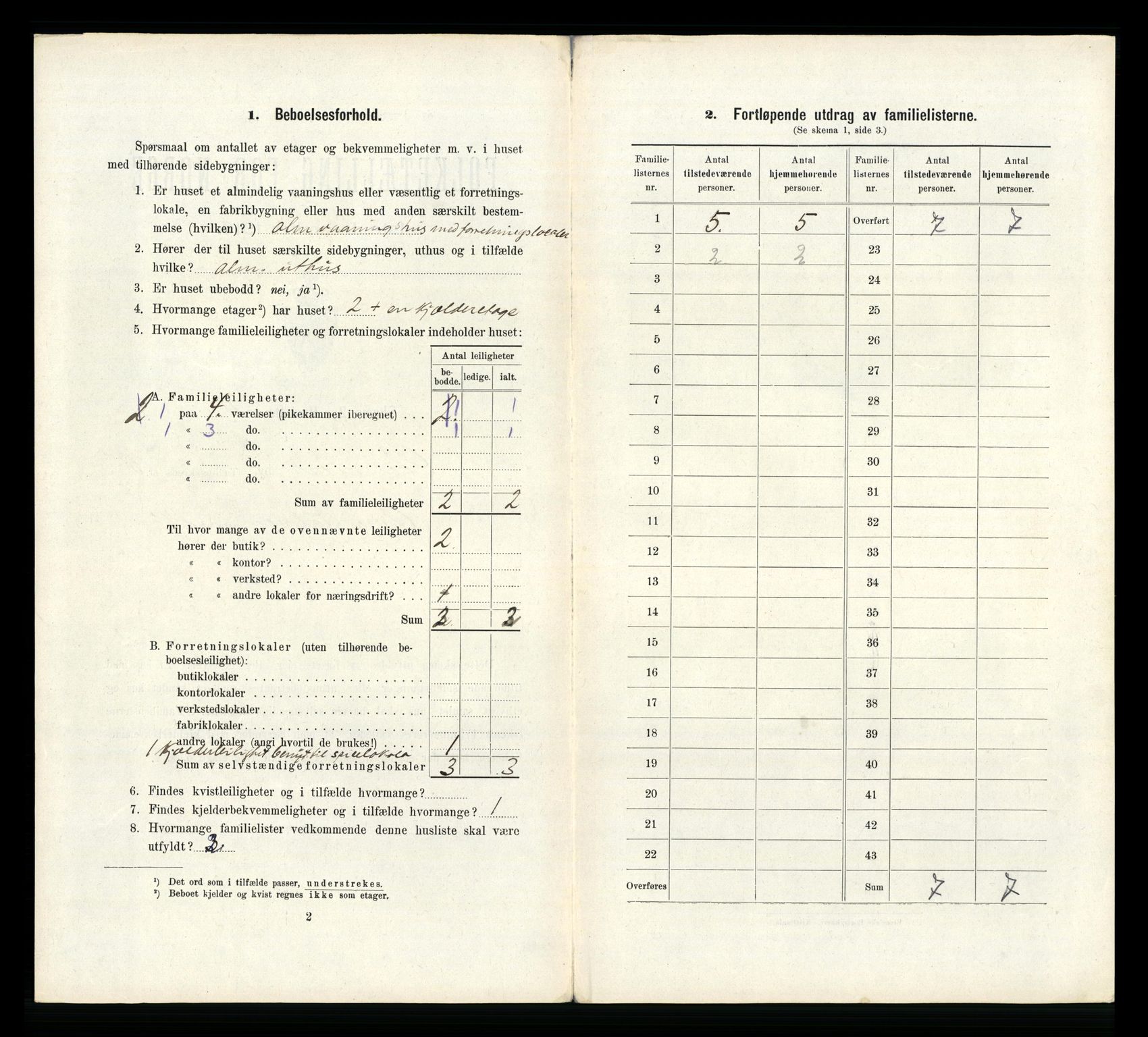 RA, 1910 census for Steinkjer, 1910, p. 1339