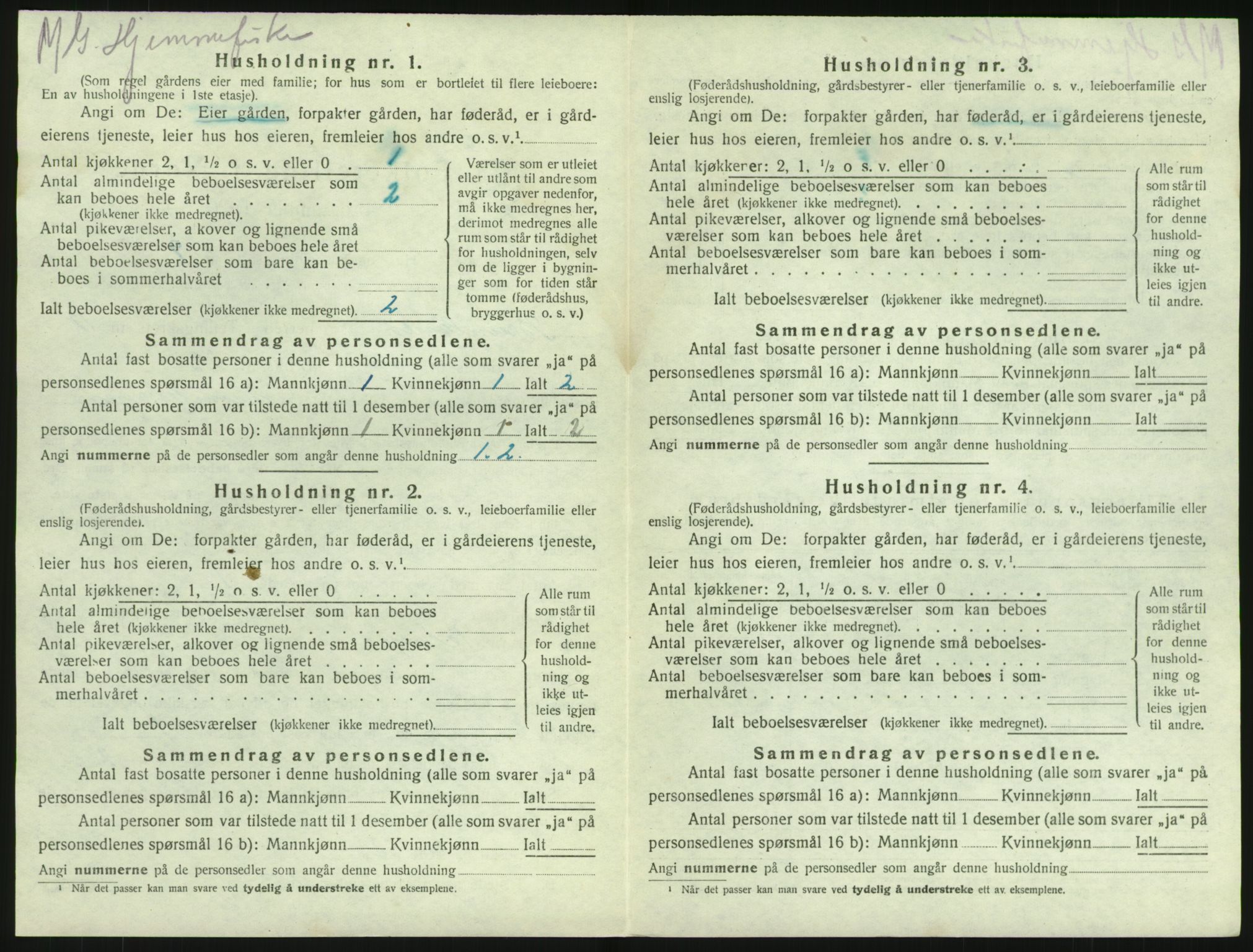 SAKO, 1920 census for Brunlanes, 1920, p. 1714
