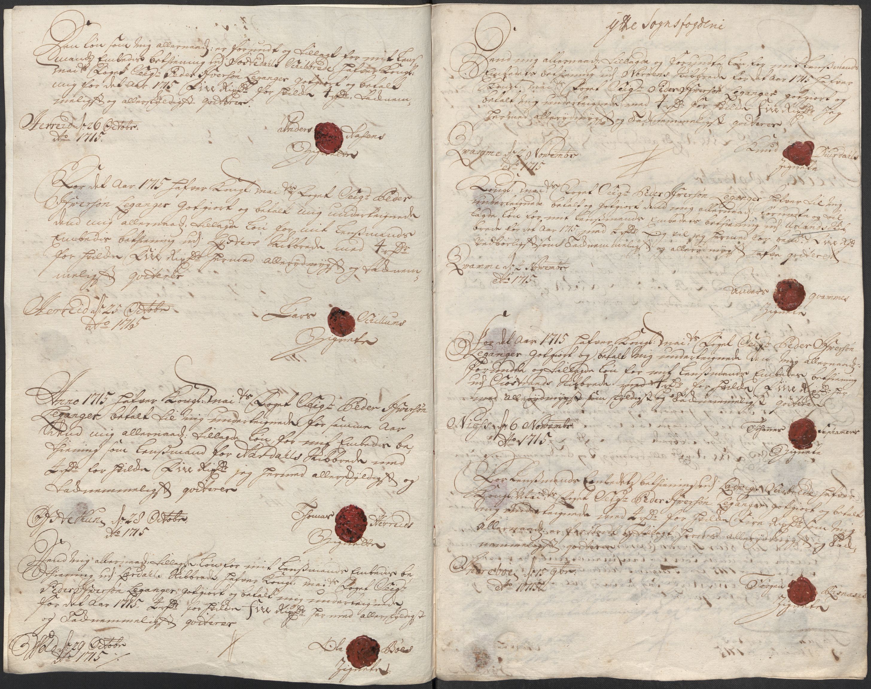 Rentekammeret inntil 1814, Reviderte regnskaper, Fogderegnskap, AV/RA-EA-4092/R52/L3320: Fogderegnskap Sogn, 1715-1716, p. 207