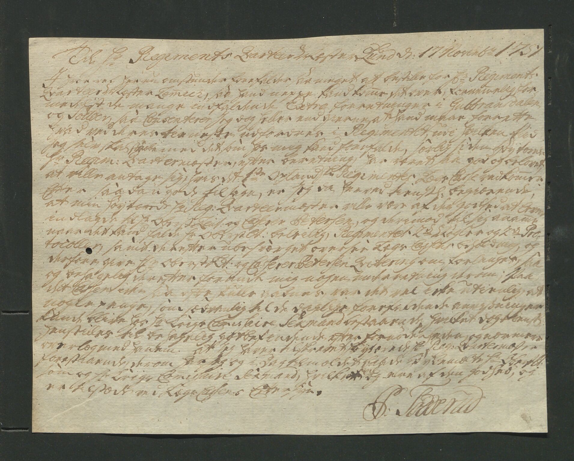 Åker i Vang, Hedmark, og familien Todderud, AV/SAH-ARK-010/J/Jc/L0001: Korrespondanse, 1706-1752, p. 370