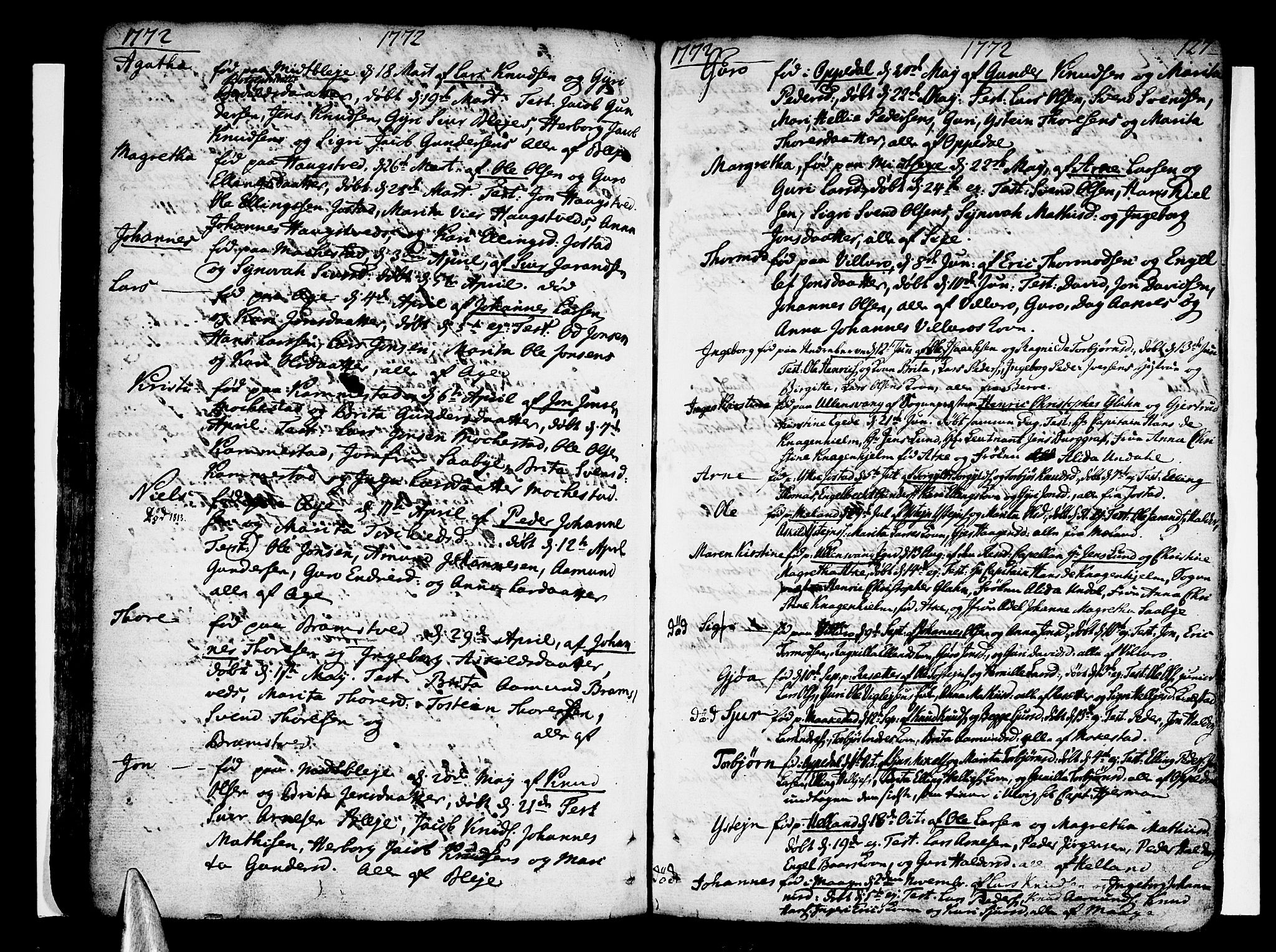 Ullensvang sokneprestembete, AV/SAB-A-78701/H/Haa: Parish register (official) no. A 6 /1, 1758-1788, p. 127