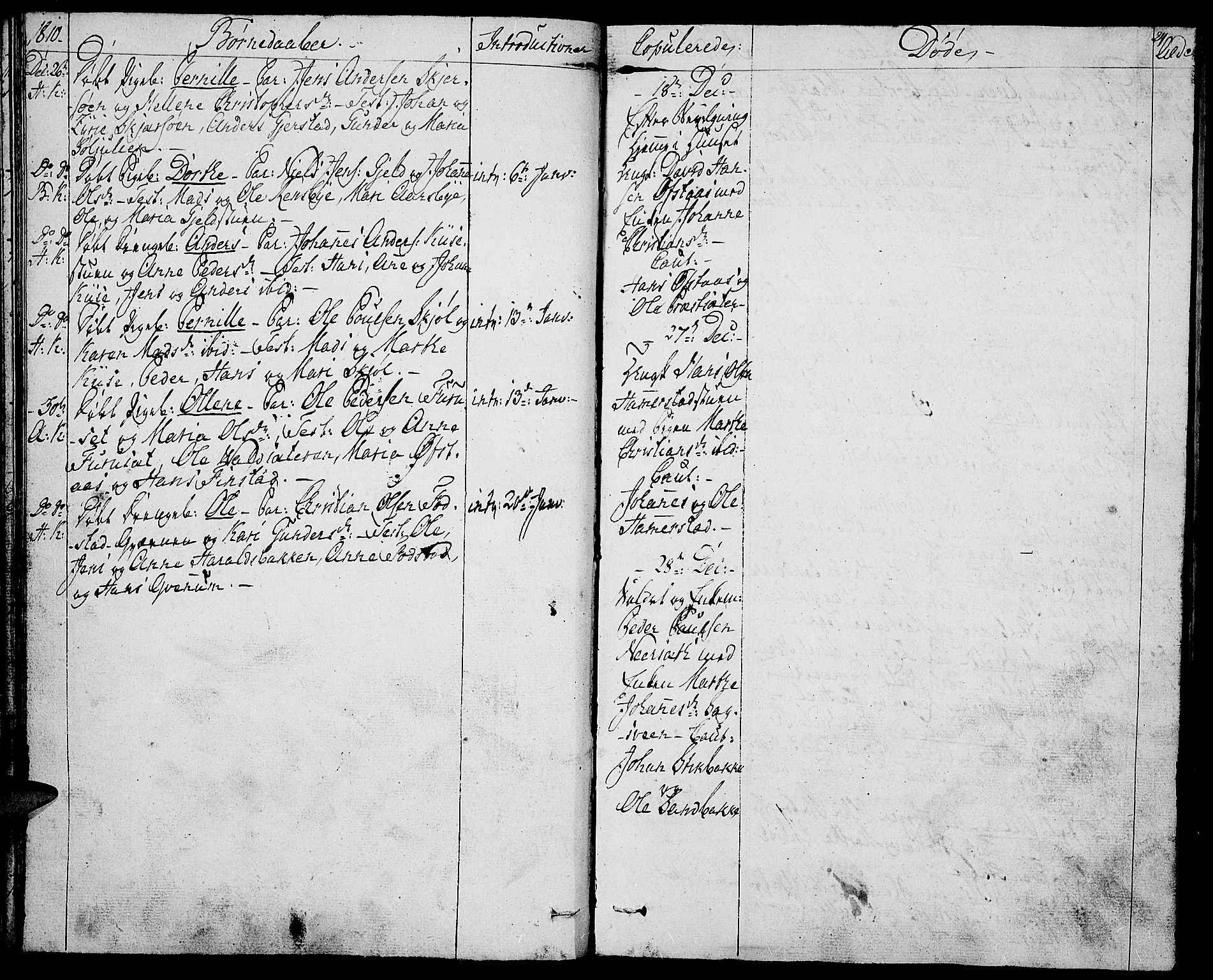 Toten prestekontor, SAH/PREST-102/H/Ha/Haa/L0008: Parish register (official) no. 8, 1809-1814, p. 24