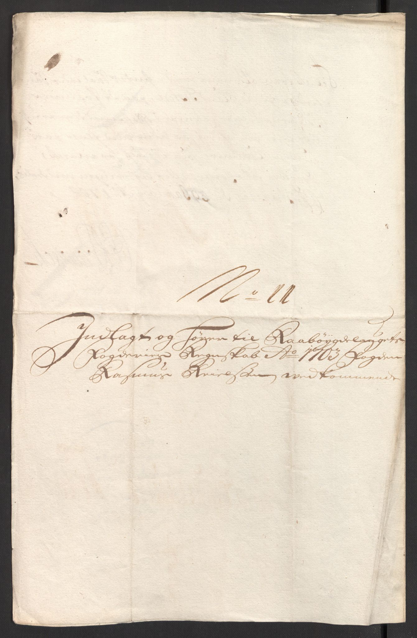 Rentekammeret inntil 1814, Reviderte regnskaper, Fogderegnskap, RA/EA-4092/R40/L2447: Fogderegnskap Råbyggelag, 1703-1705, p. 111