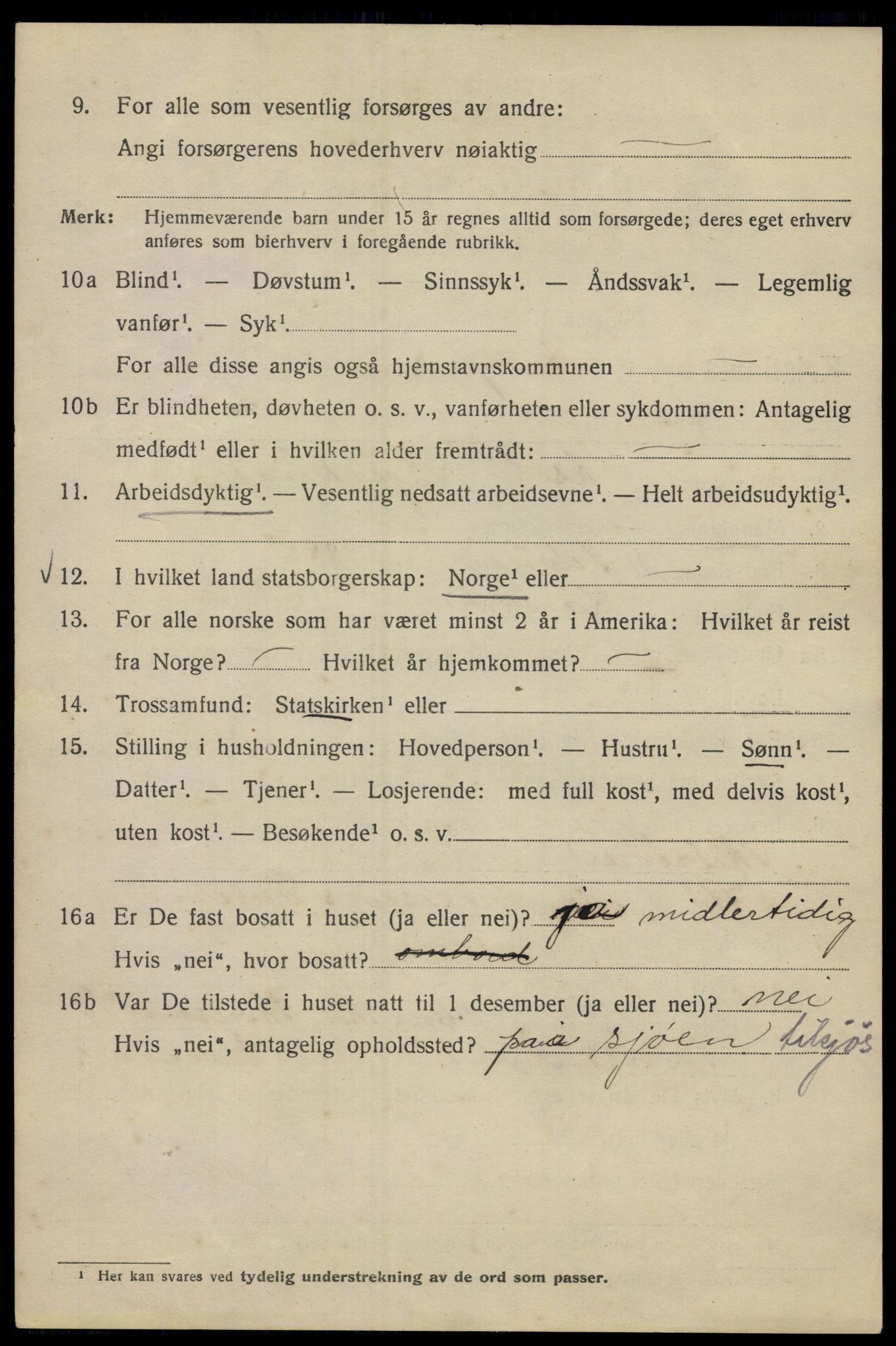 SAO, 1920 census for Kristiania, 1920, p. 145388