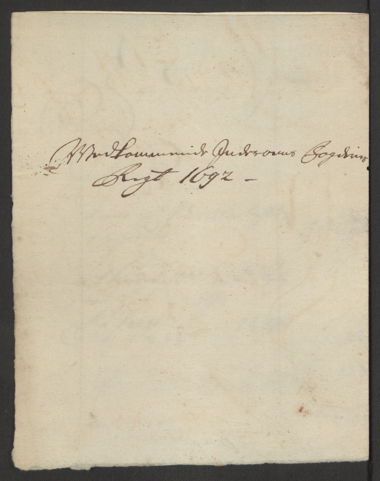 Rentekammeret inntil 1814, Reviderte regnskaper, Fogderegnskap, RA/EA-4092/R63/L4308: Fogderegnskap Inderøy, 1692-1694, p. 76