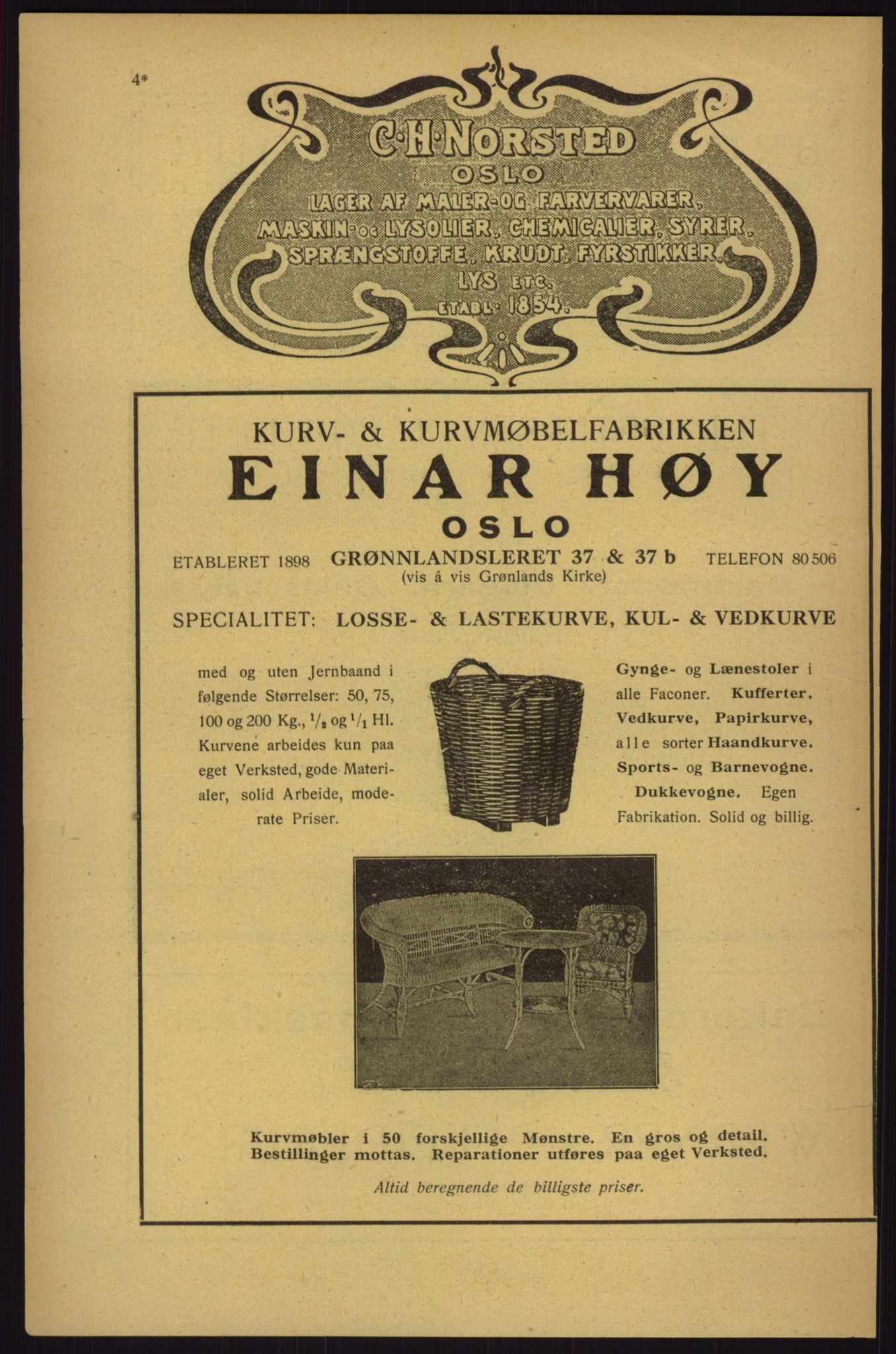 Kristiania/Oslo adressebok, PUBL/-, 1927, p. 4