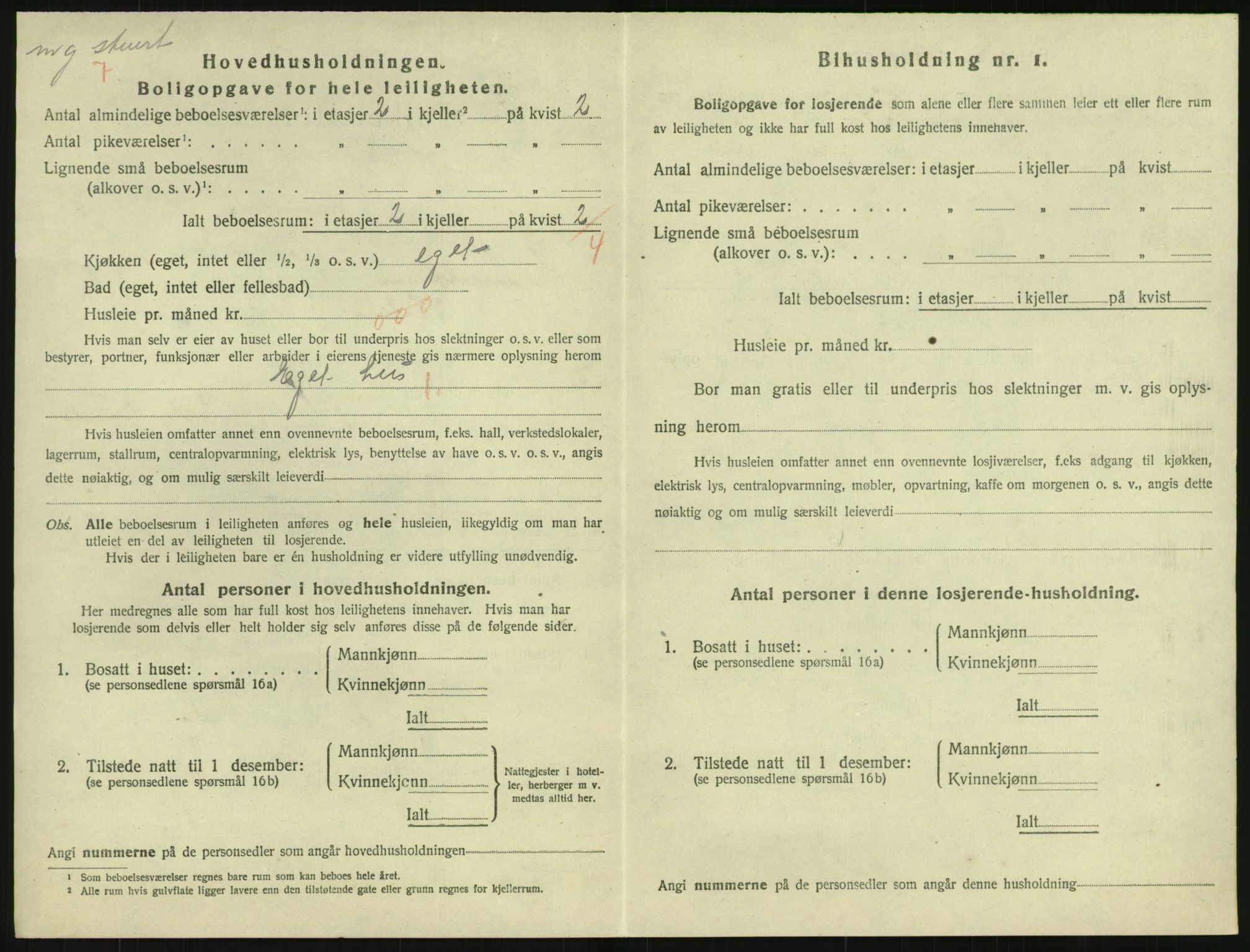 SAK, 1920 census for Grimstad, 1920, p. 2144