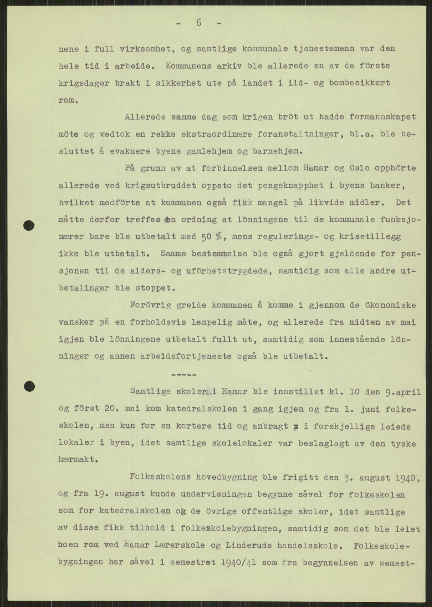 Forsvaret, Forsvarets krigshistoriske avdeling, RA/RAFA-2017/Y/Ya/L0013: II-C-11-31 - Fylkesmenn.  Rapporter om krigsbegivenhetene 1940., 1940, p. 897