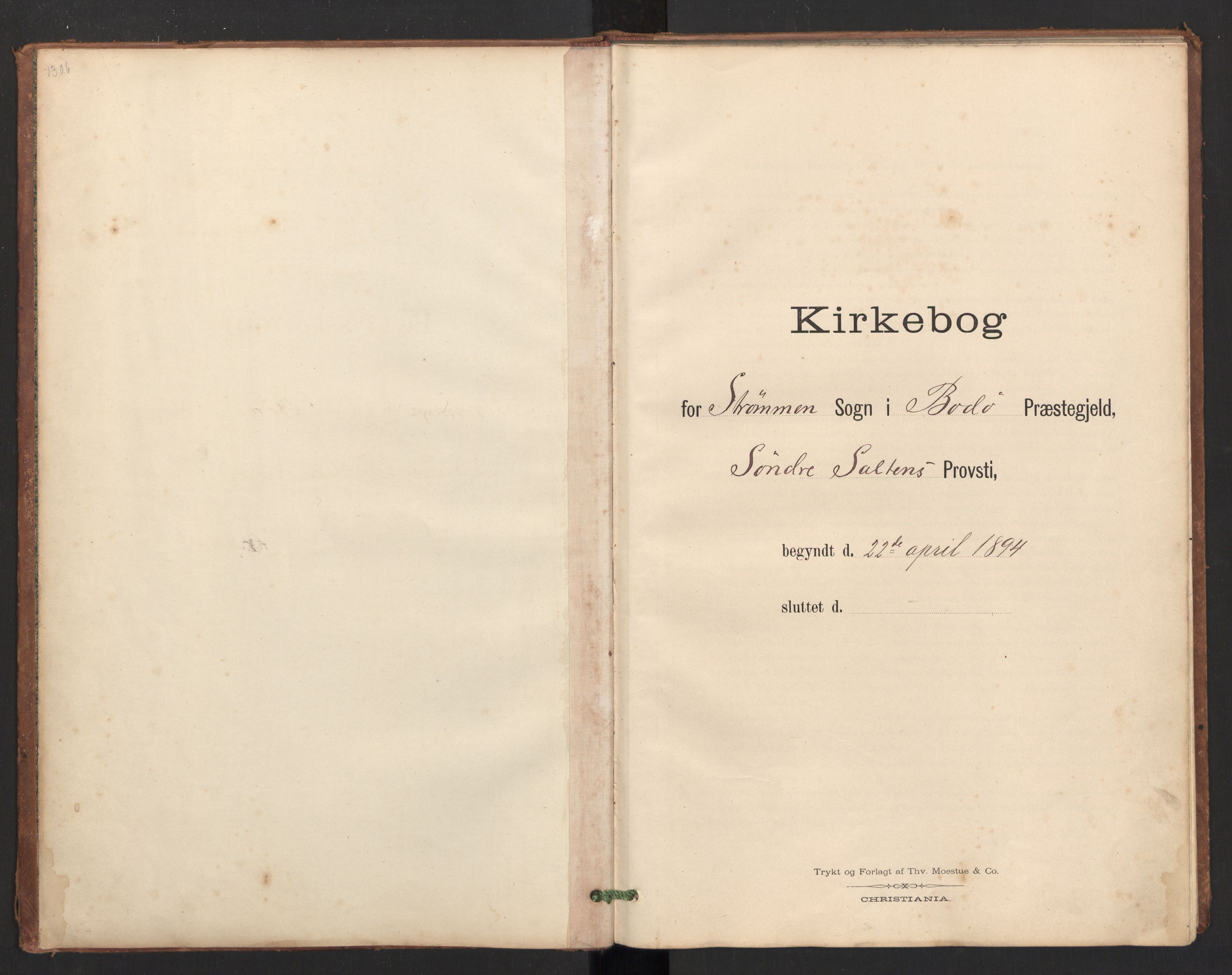 Ministerialprotokoller, klokkerbøker og fødselsregistre - Nordland, SAT/A-1459/804/L0087: Parish register (official) no. 804A08, 1894-1907