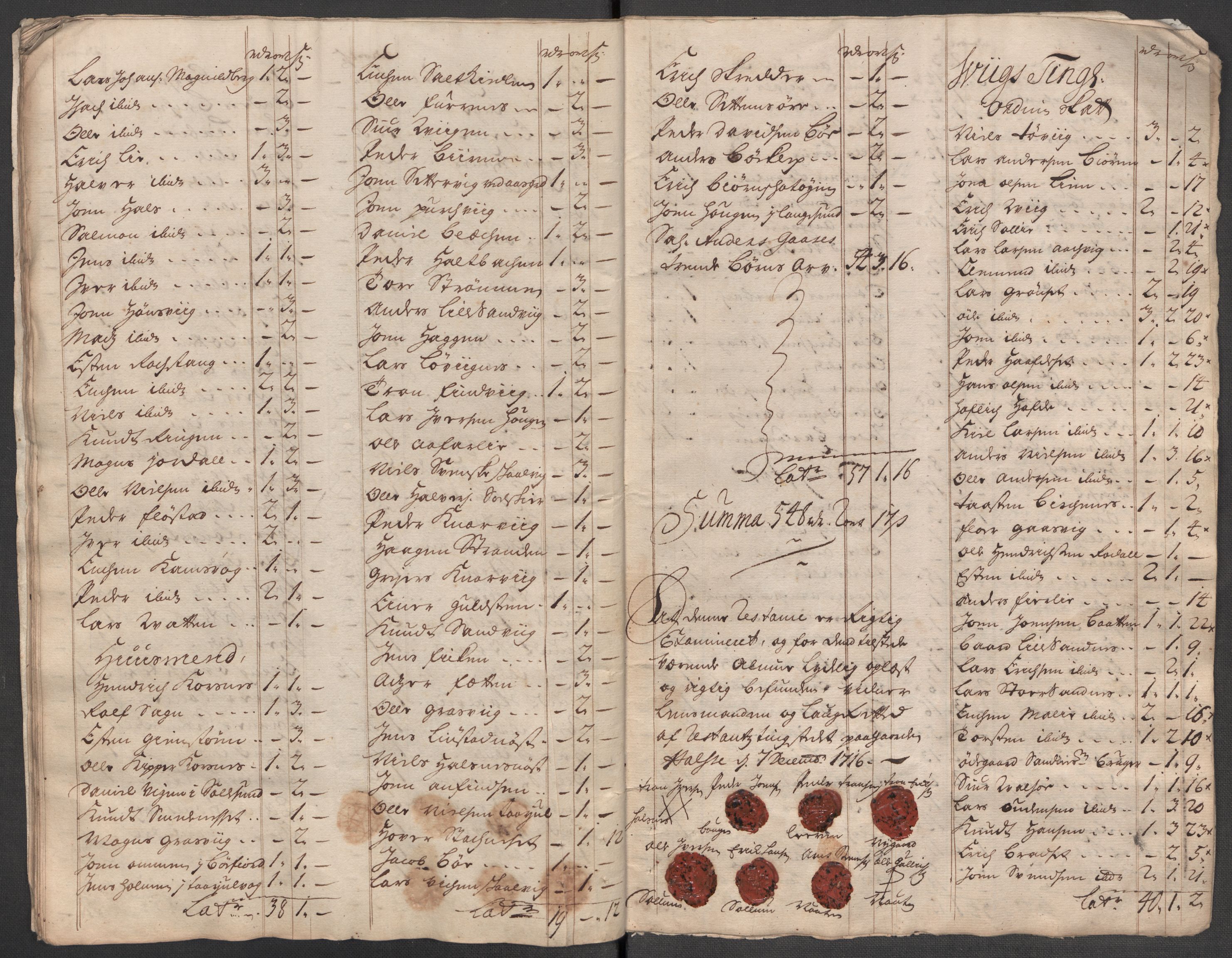 Rentekammeret inntil 1814, Reviderte regnskaper, Fogderegnskap, AV/RA-EA-4092/R56/L3749: Fogderegnskap Nordmøre, 1716, p. 247