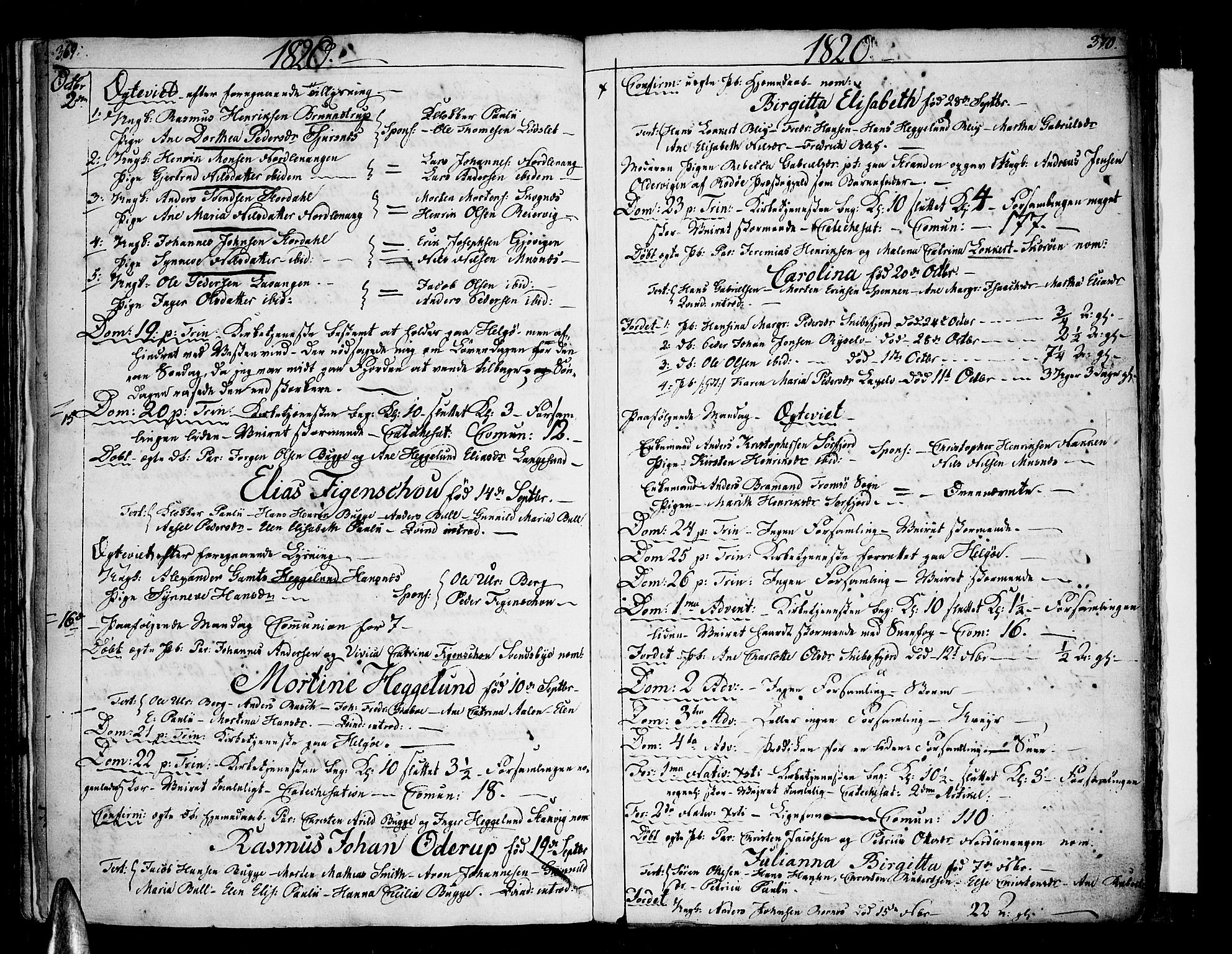 Karlsøy sokneprestembete, AV/SATØ-S-1299/H/Ha/Haa/L0001kirke: Parish register (official) no. 1, 1775-1823, p. 369-370
