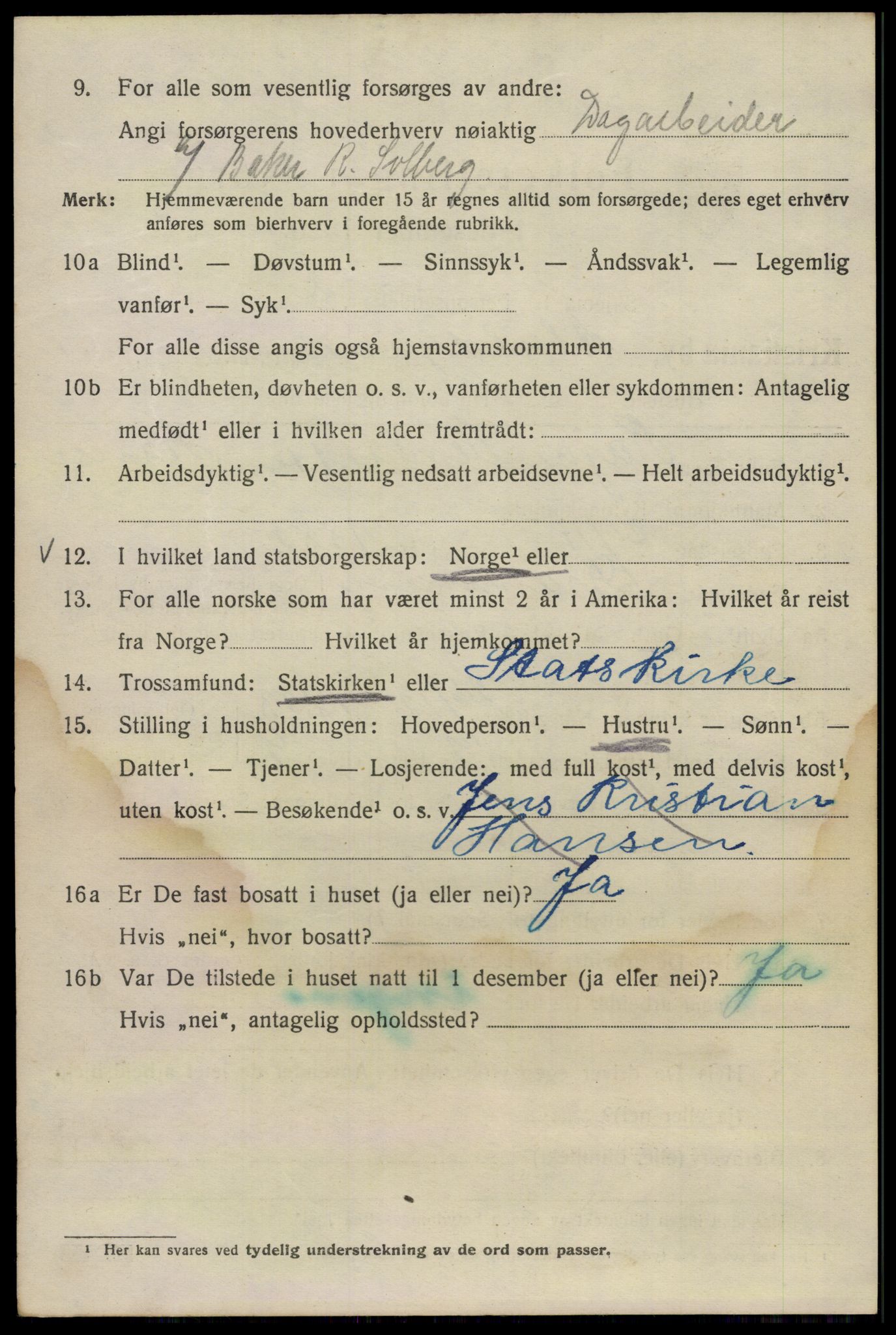 SAO, 1920 census for Kristiania, 1920, p. 136956