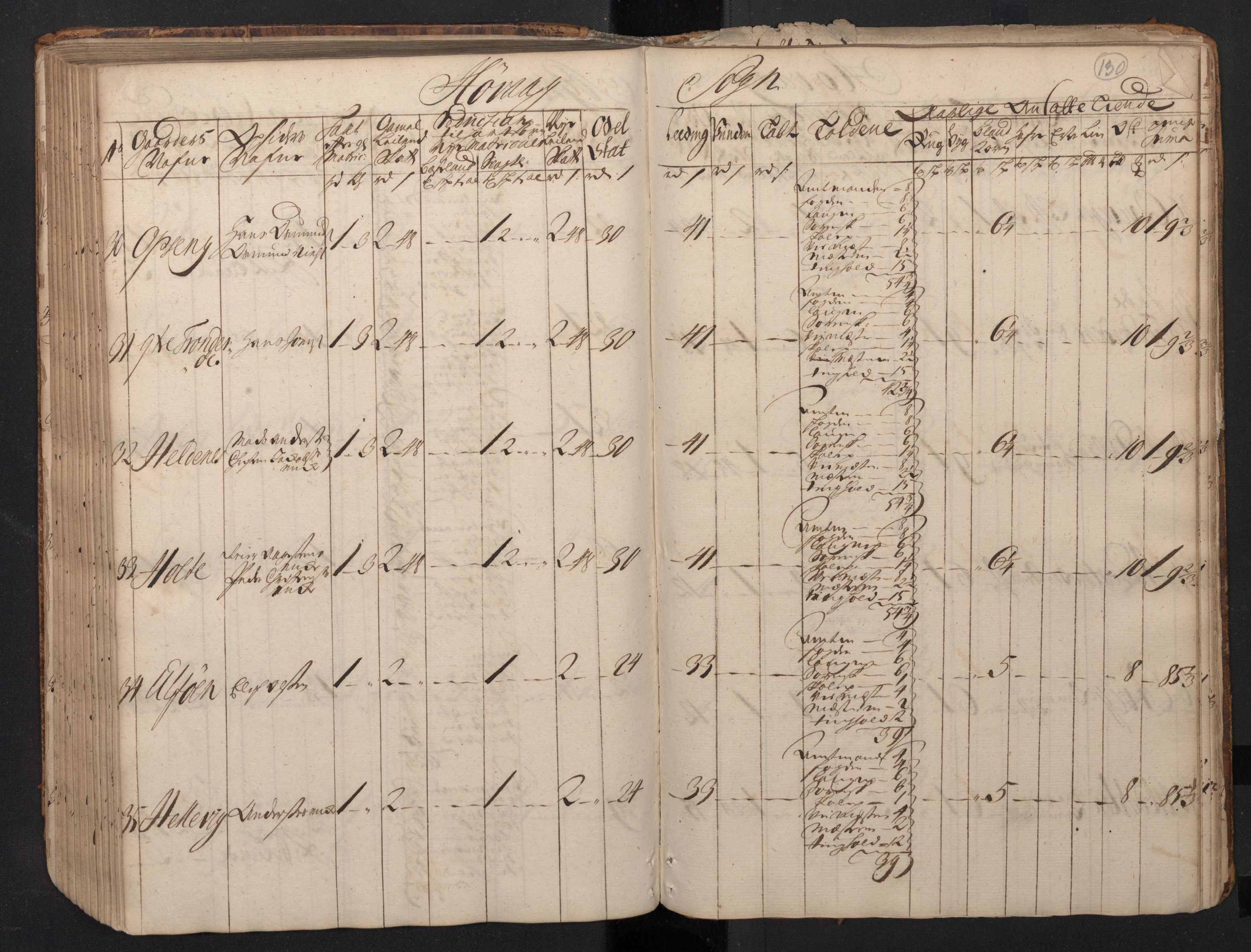 Rentekammeret inntil 1814, Realistisk ordnet avdeling, AV/RA-EA-4070/N/Nb/Nbf/L0123: Nedenes matrikkelprotokoll, 1723, p. 132