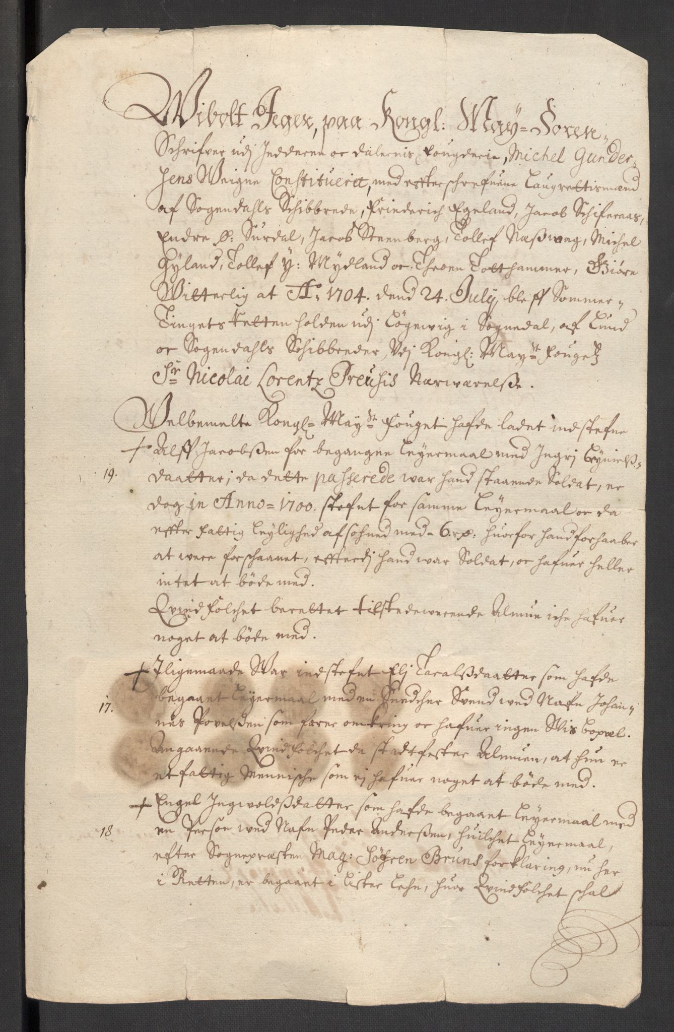 Rentekammeret inntil 1814, Reviderte regnskaper, Fogderegnskap, AV/RA-EA-4092/R46/L2730: Fogderegnskap Jæren og Dalane, 1699, p. 273