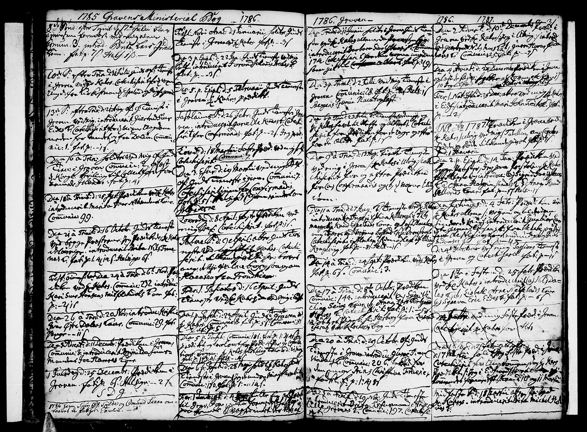 Ulvik sokneprestembete, SAB/A-78801/H/Haa: Parish register (official) no. A 10, 1745-1792, p. 31
