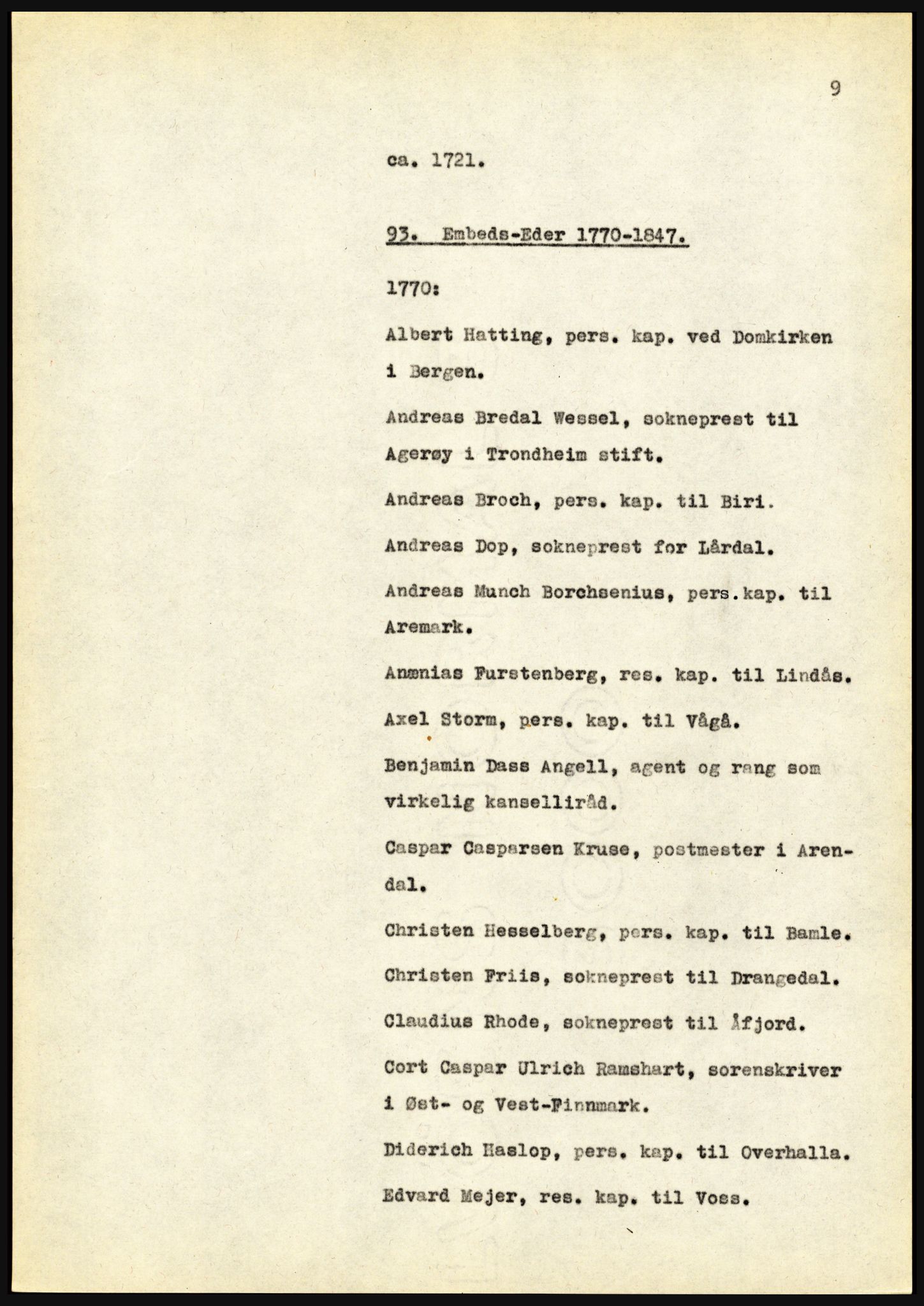 Riksarkivet, Seksjon for eldre arkiv og spesialsamlinger, AV/RA-EA-6797/H/Ha, 1953, p. 9