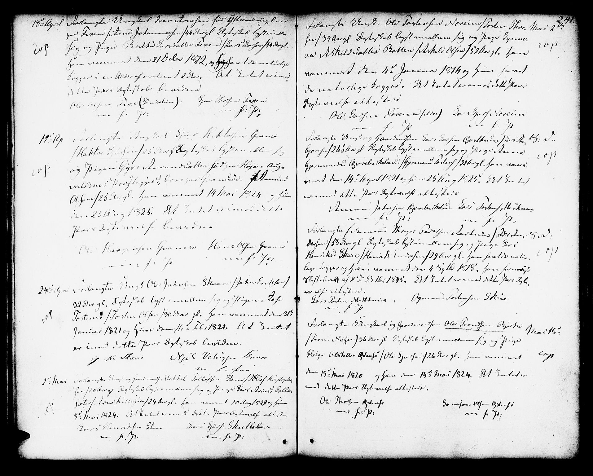 Kvam sokneprestembete, AV/SAB-A-76201/H/Haa: Parish register (official) no. A 5, 1796-1832, p. 241