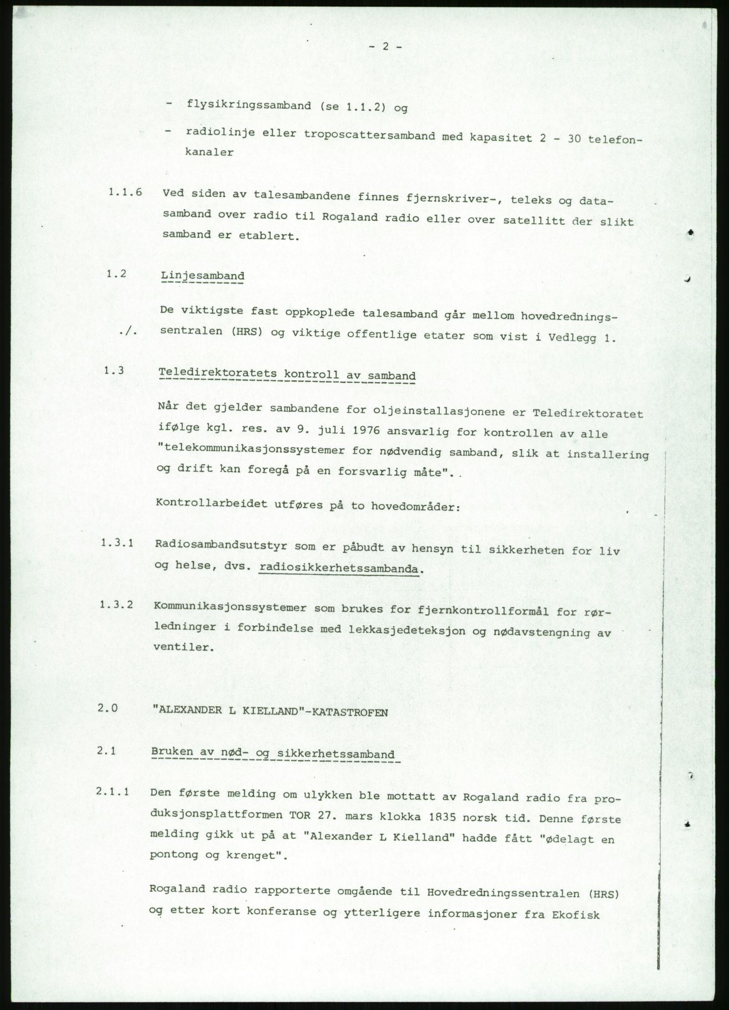 Justisdepartementet, Granskningskommisjonen ved Alexander Kielland-ulykken 27.3.1980, AV/RA-S-1165/D/L0017: P Hjelpefartøy (Doku.liste + P1-P6 av 6)/Q Hovedredningssentralen (Q0-Q27 av 27), 1980-1981, p. 518